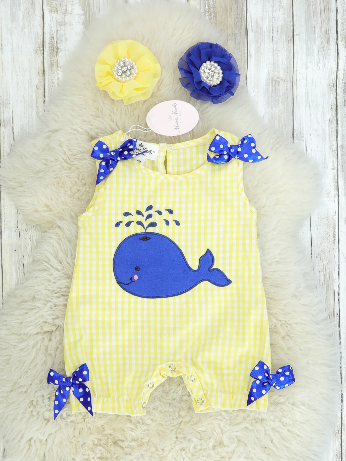 Blue Whale Romper