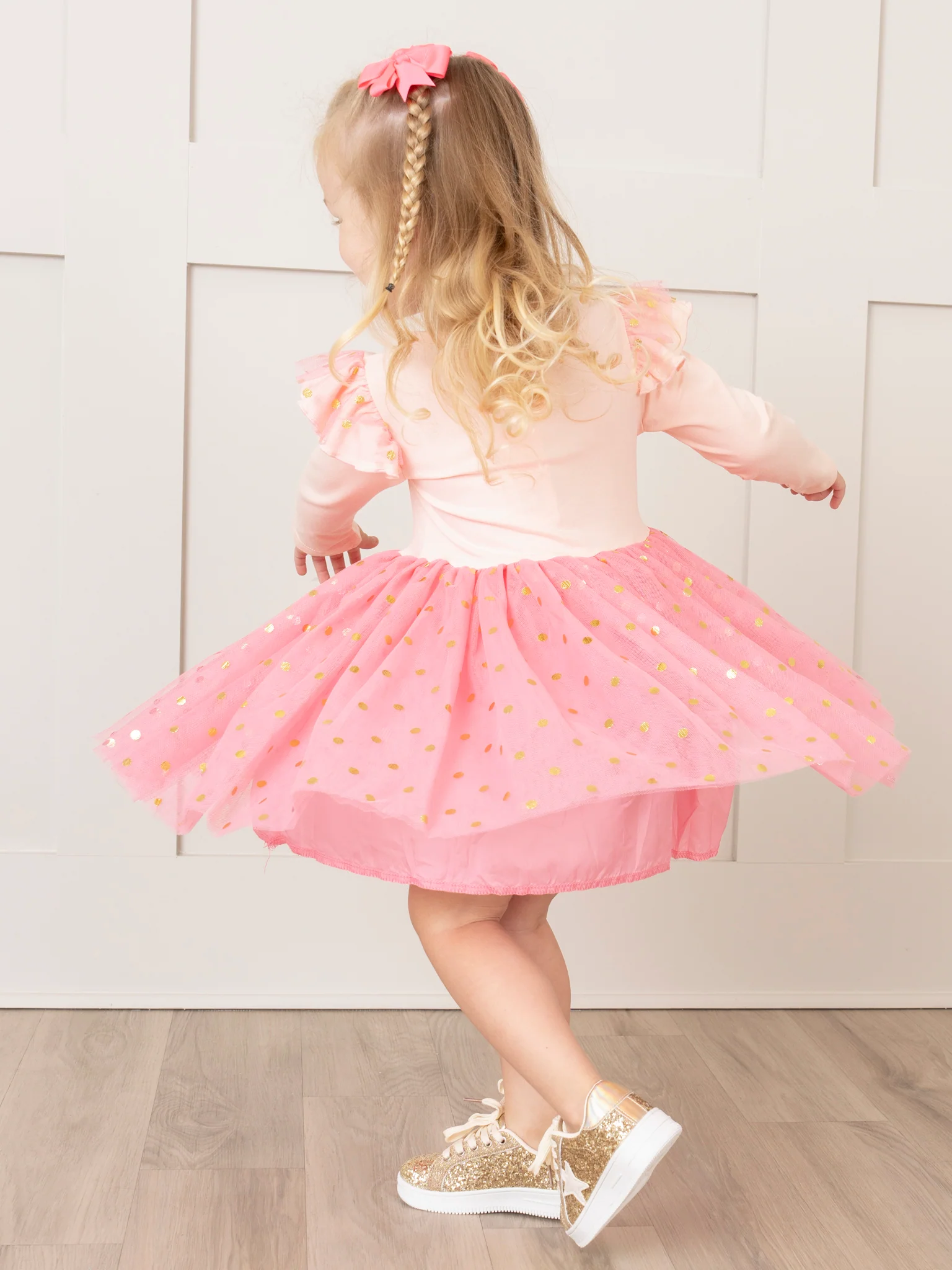 Blush Spooky Ghosts Tulle Dress - Image 5