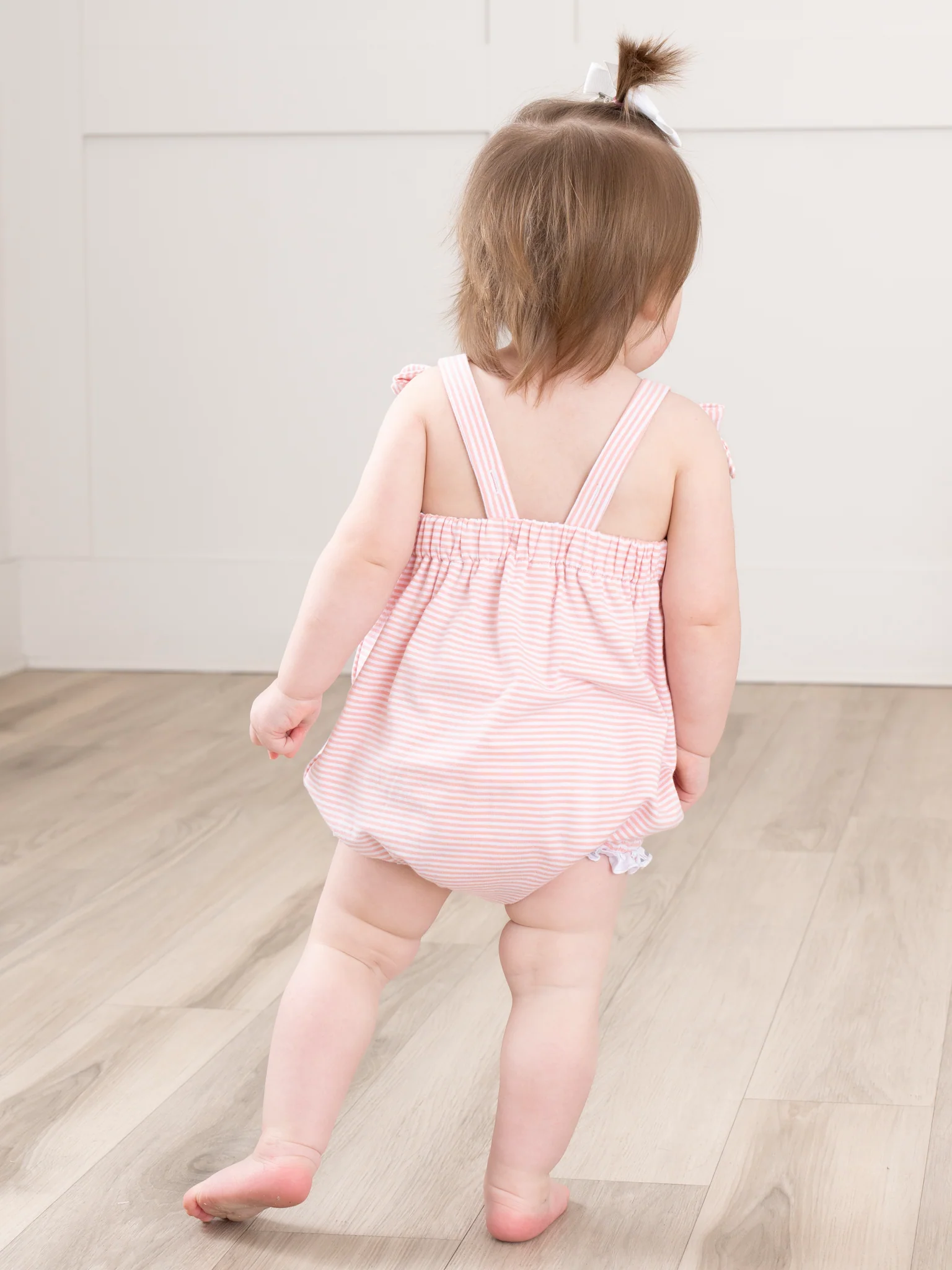 Blushing Bouquets Tank Ruffle Bubble Romper - Image 5