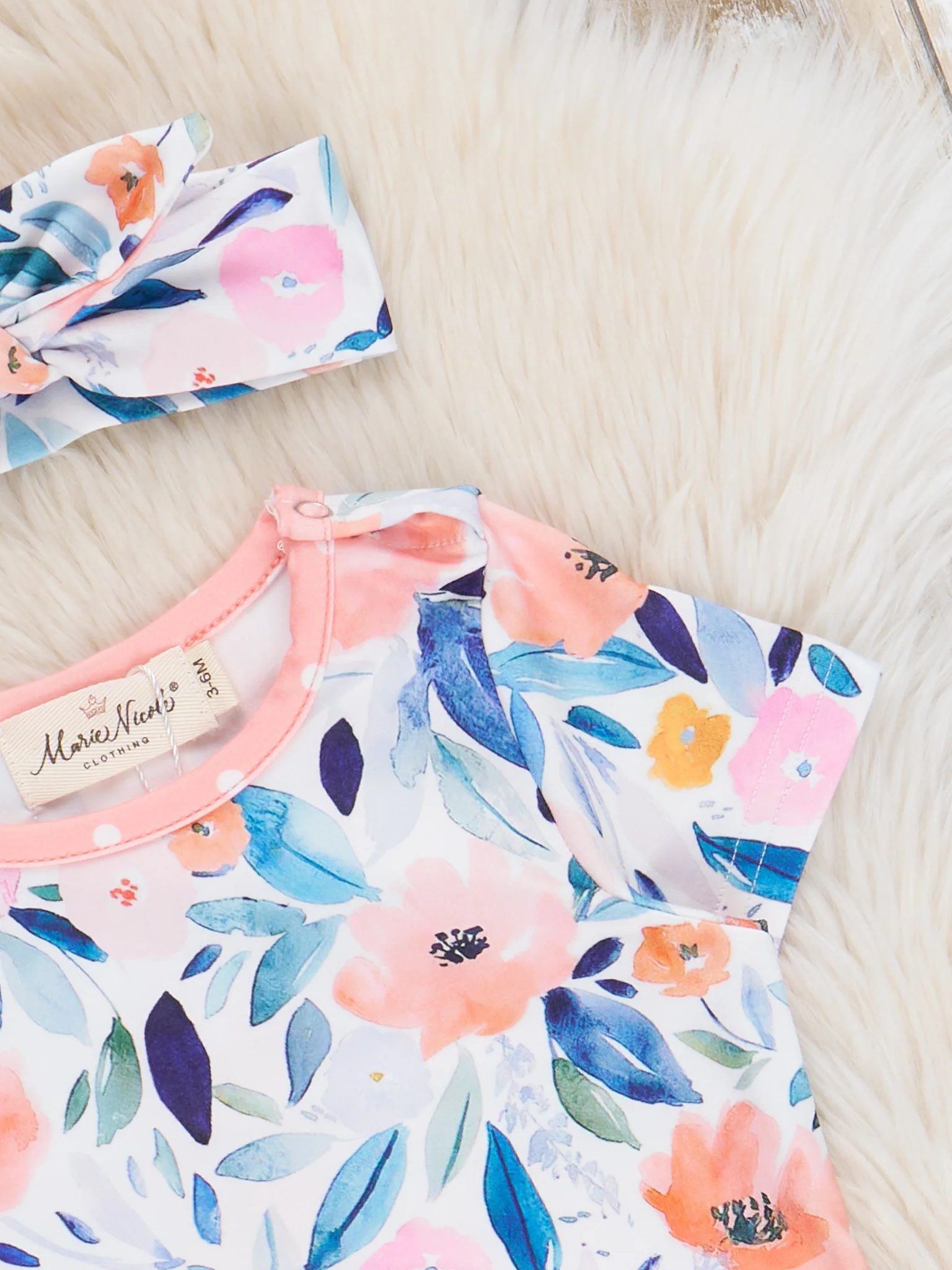Blushing Susie Gown & Headband Set - Image 2