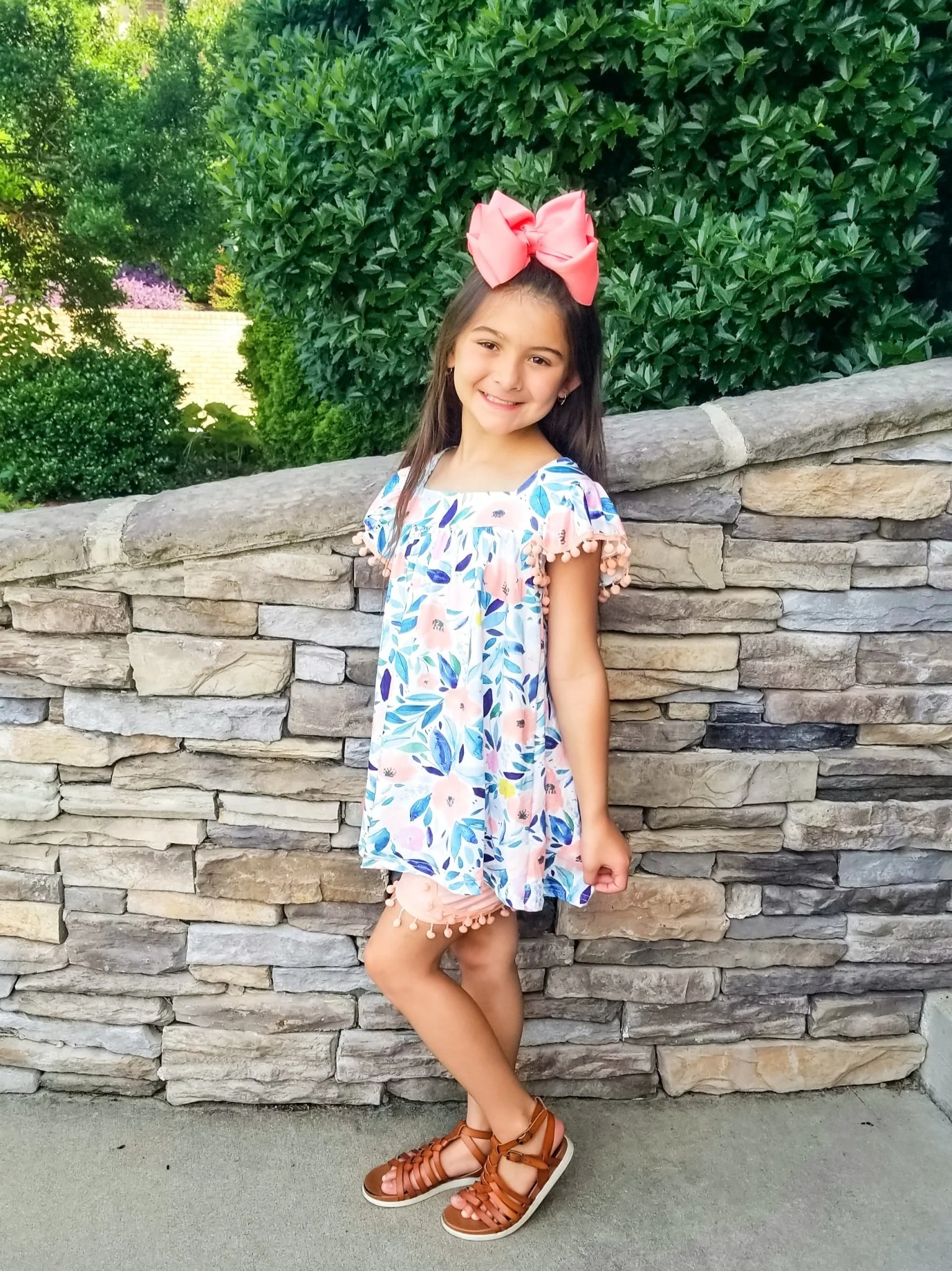 Blushing Susie Shorts & Tank Pom Pom Outfit - Image 8