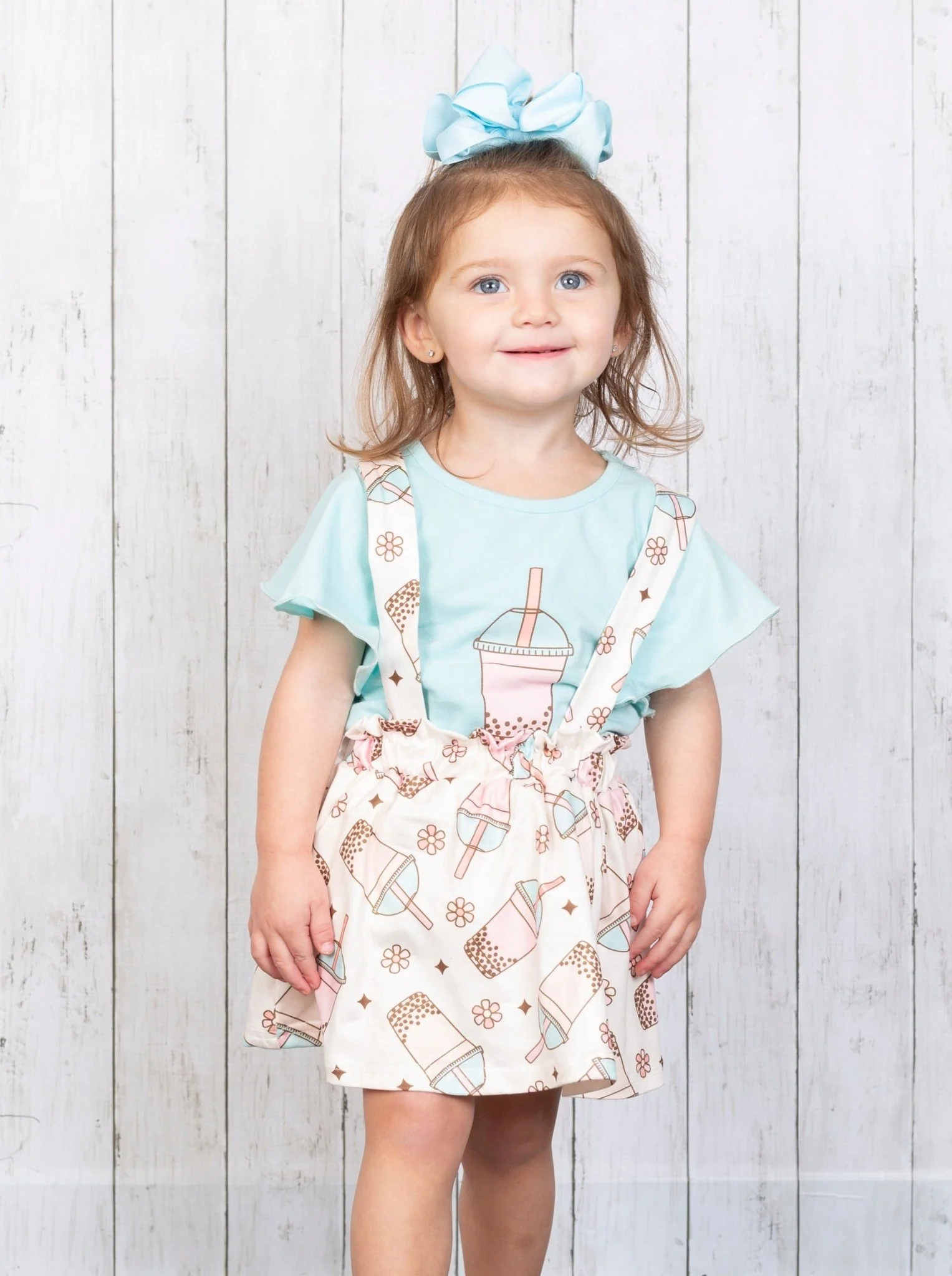 Boba Top & Suspender Dressy Skirt Set - Image 2