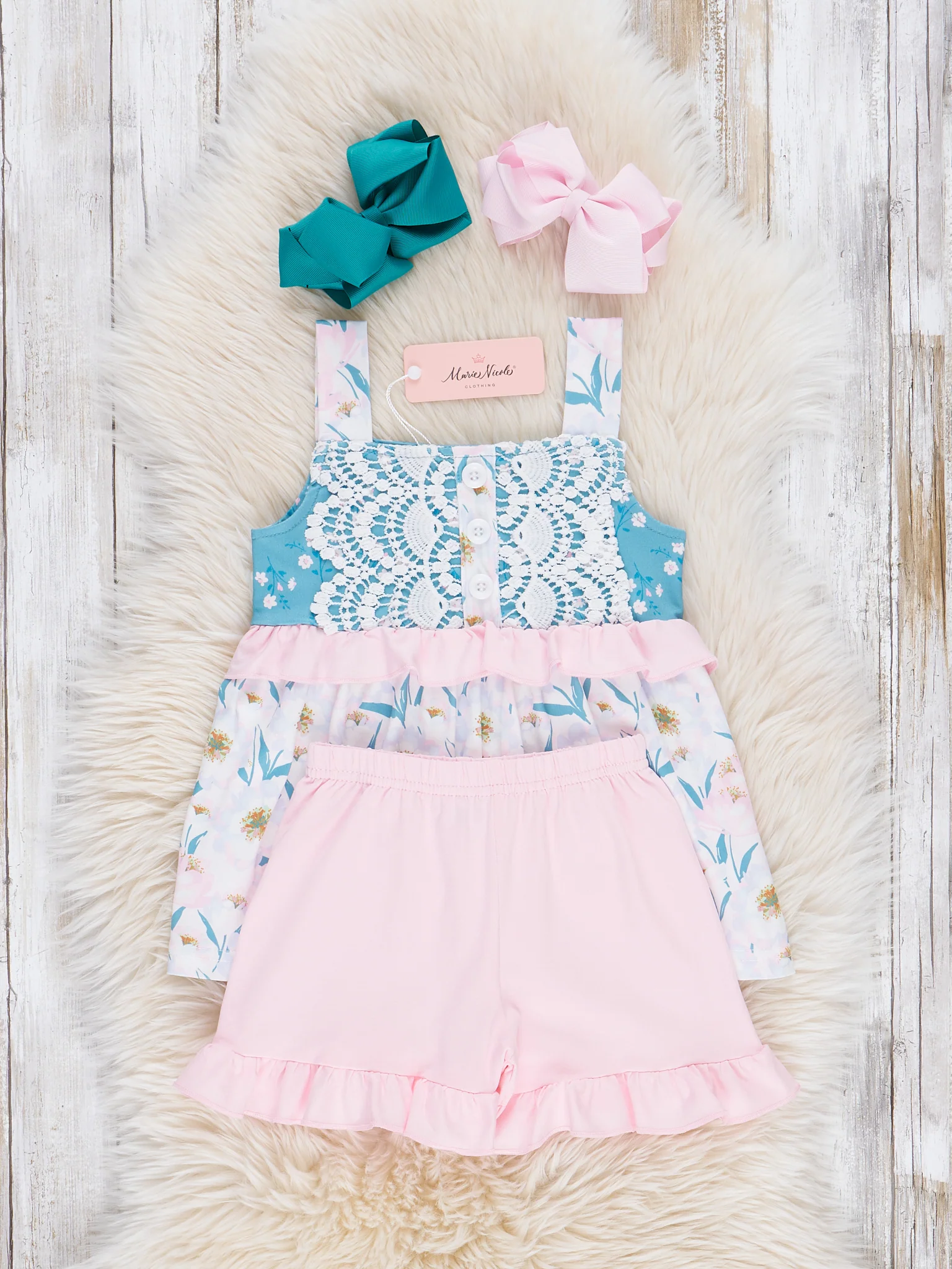 Boho Floral Lace Outfit - Image 2