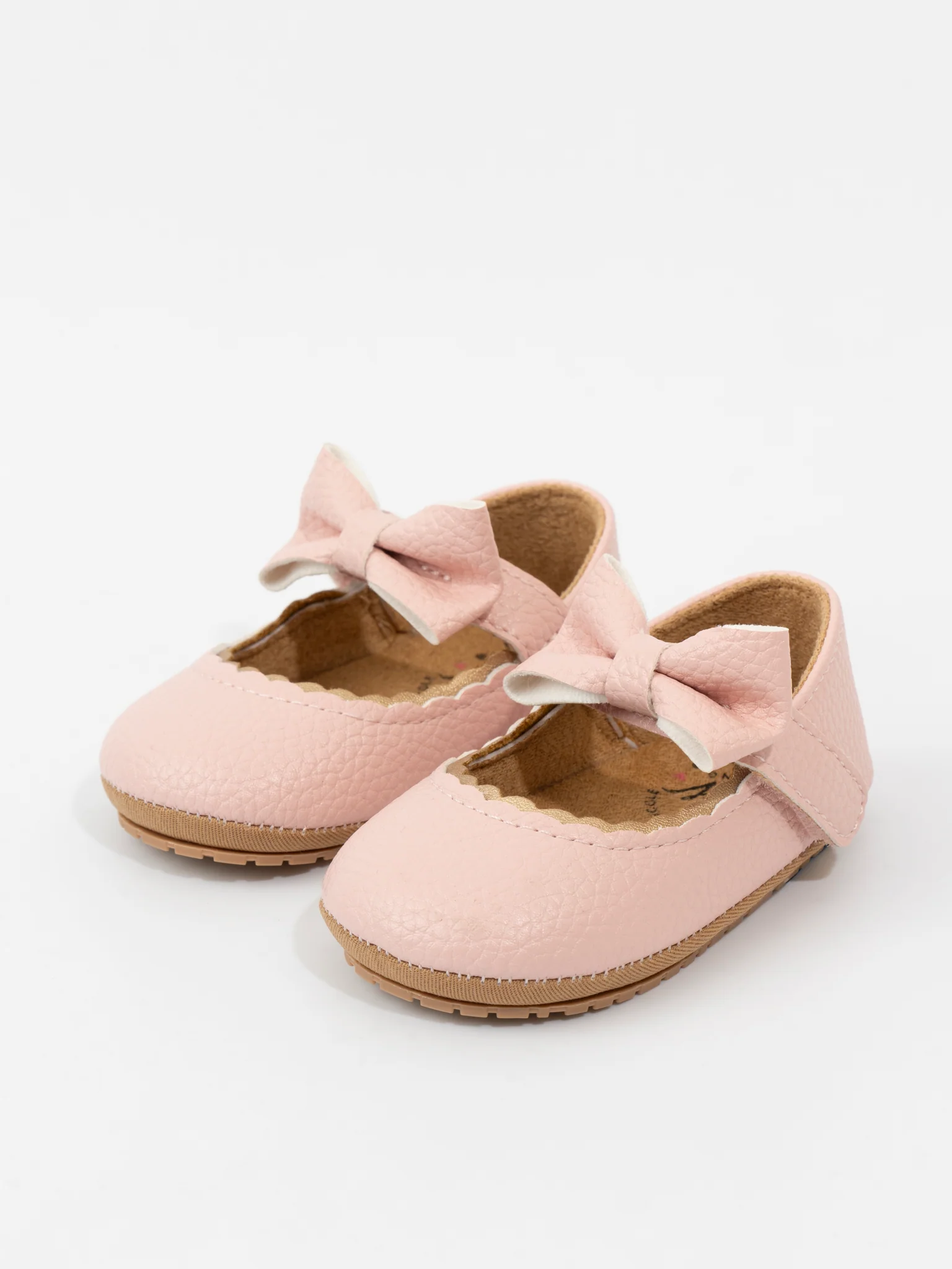 Scalloped Bows Mary Jane Baby Shoes - Image 6