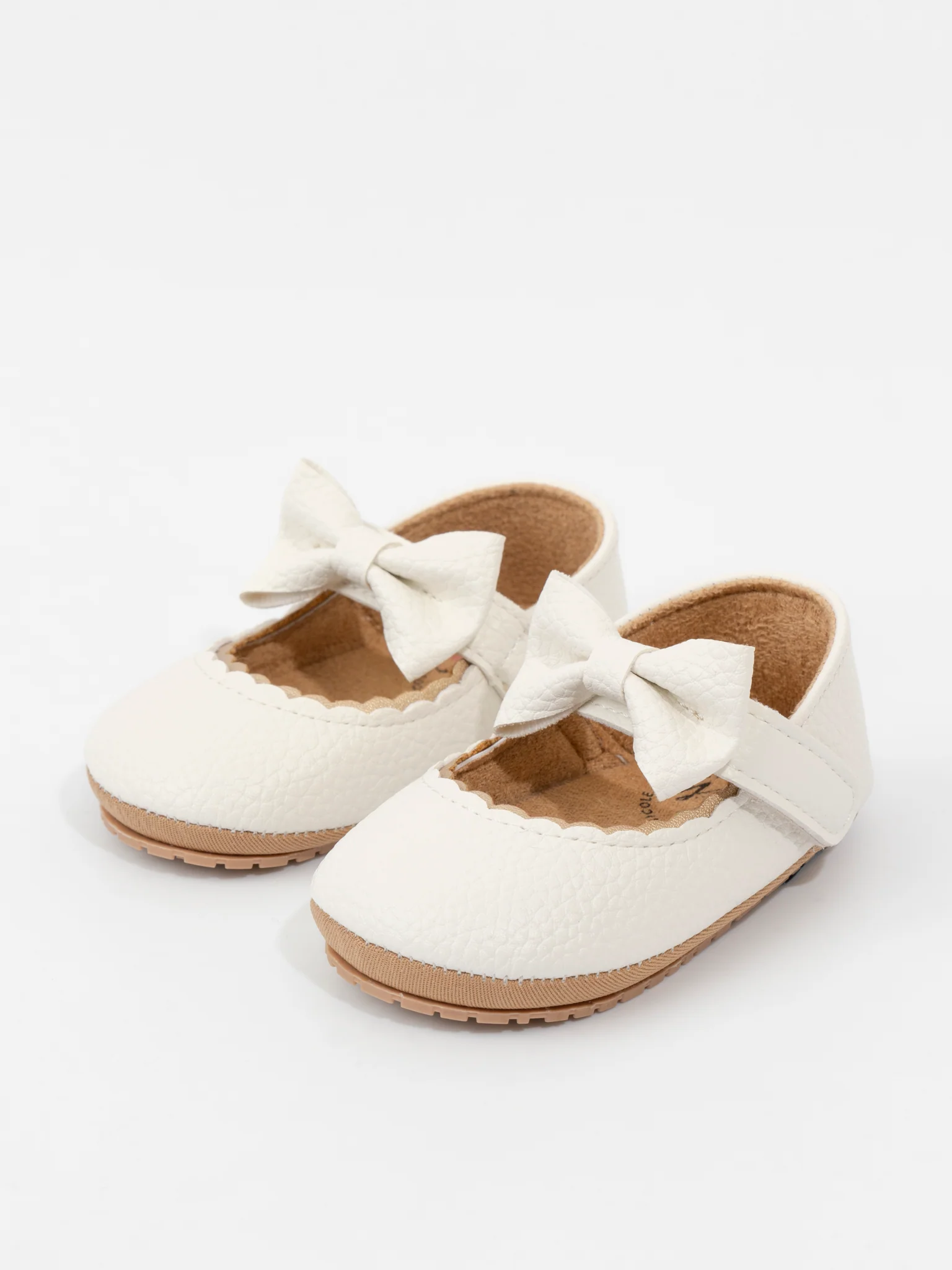 Scalloped Bows Mary Jane Baby Shoes - Image 7
