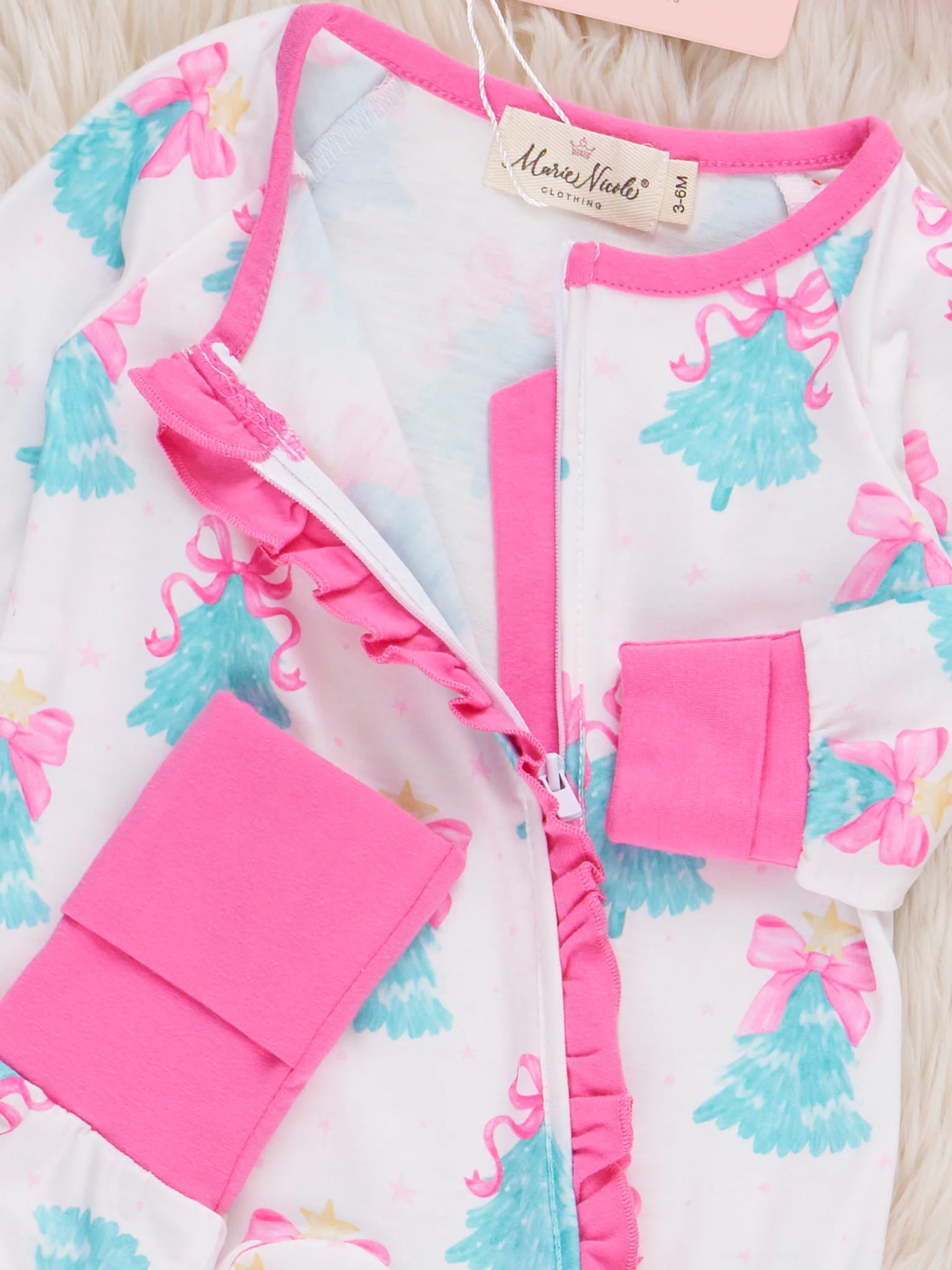 Bow-Topped Tree Sleeper Pajamas - Image 3