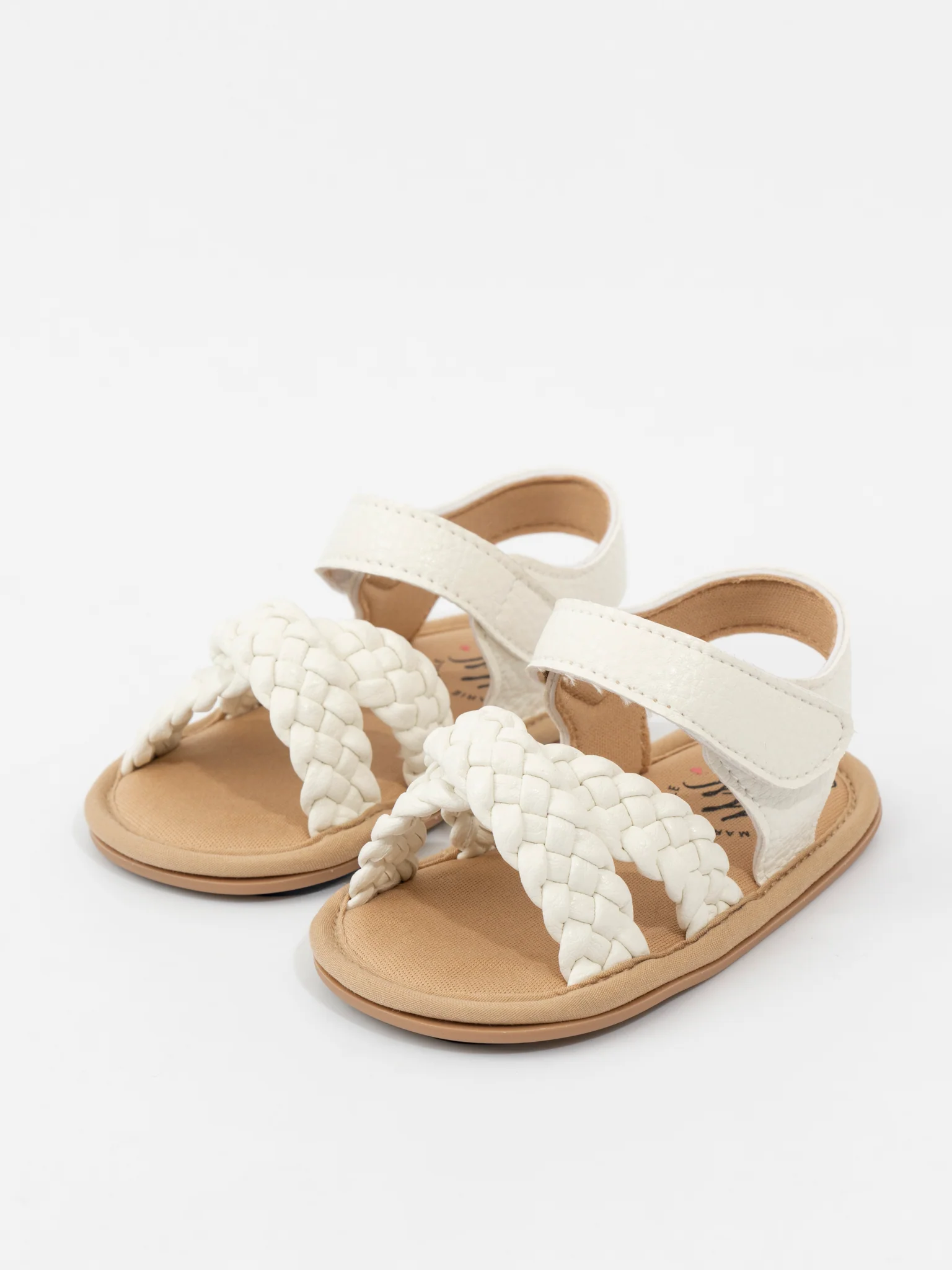 Braided Cross-Front Baby Sandals - Image 3