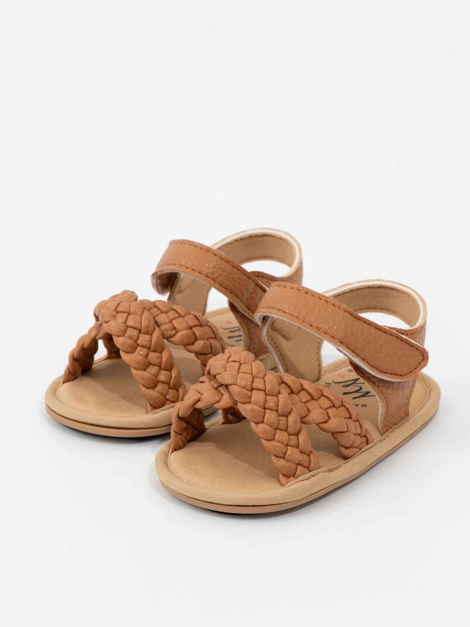 Braided Cross-Front Baby Sandals - Image 4