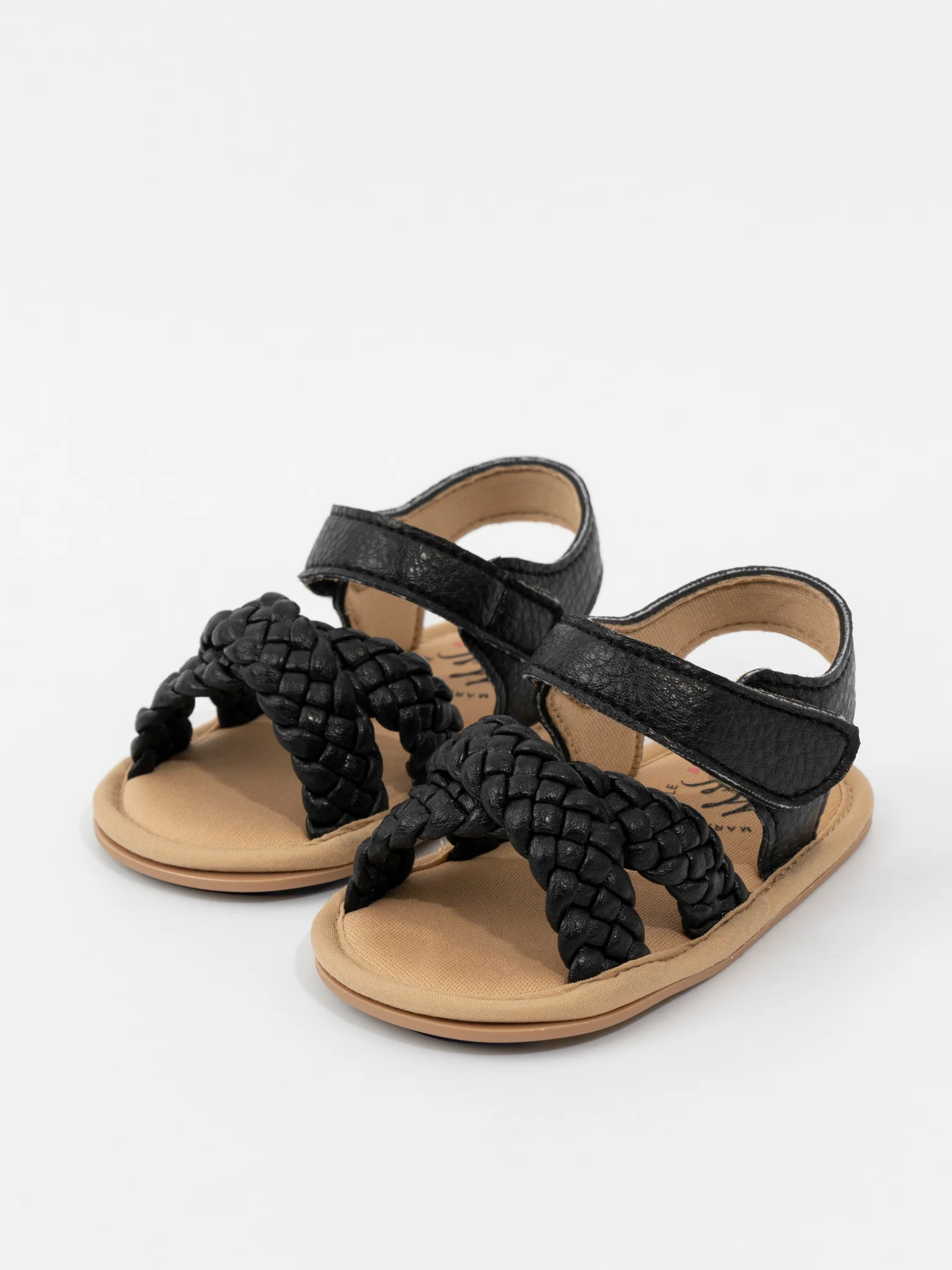 Braided Cross-Front Baby Sandals - Image 5