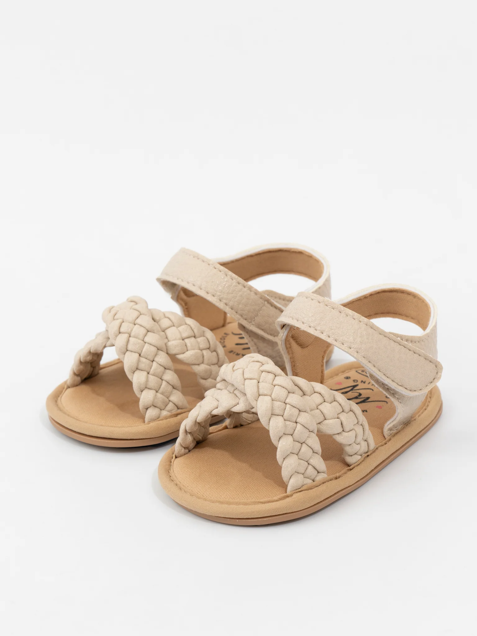 Braided Cross-Front Baby Sandals - Image 6