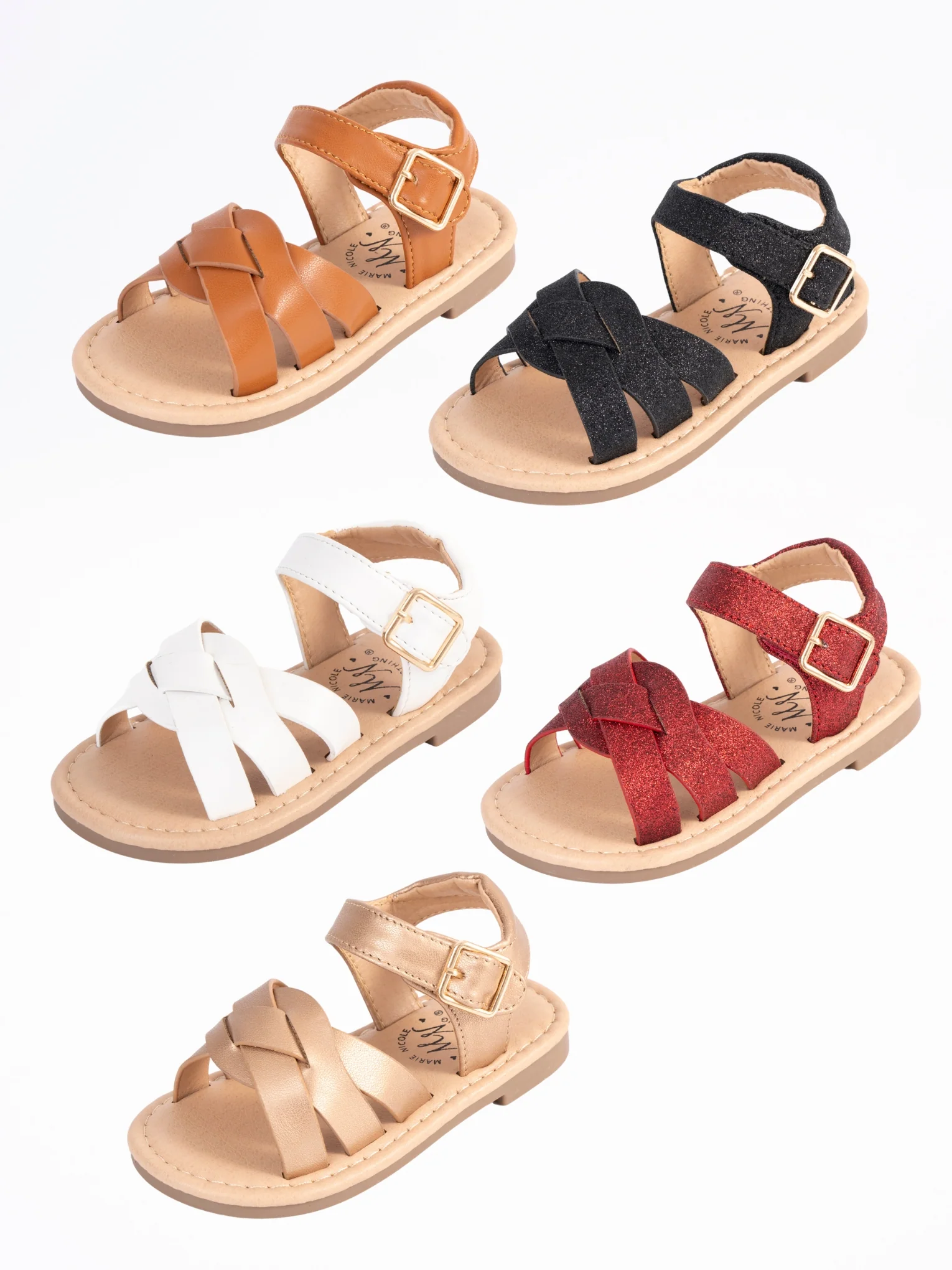Braided Front Sandal - Runs Small, One Size Up - Image 11