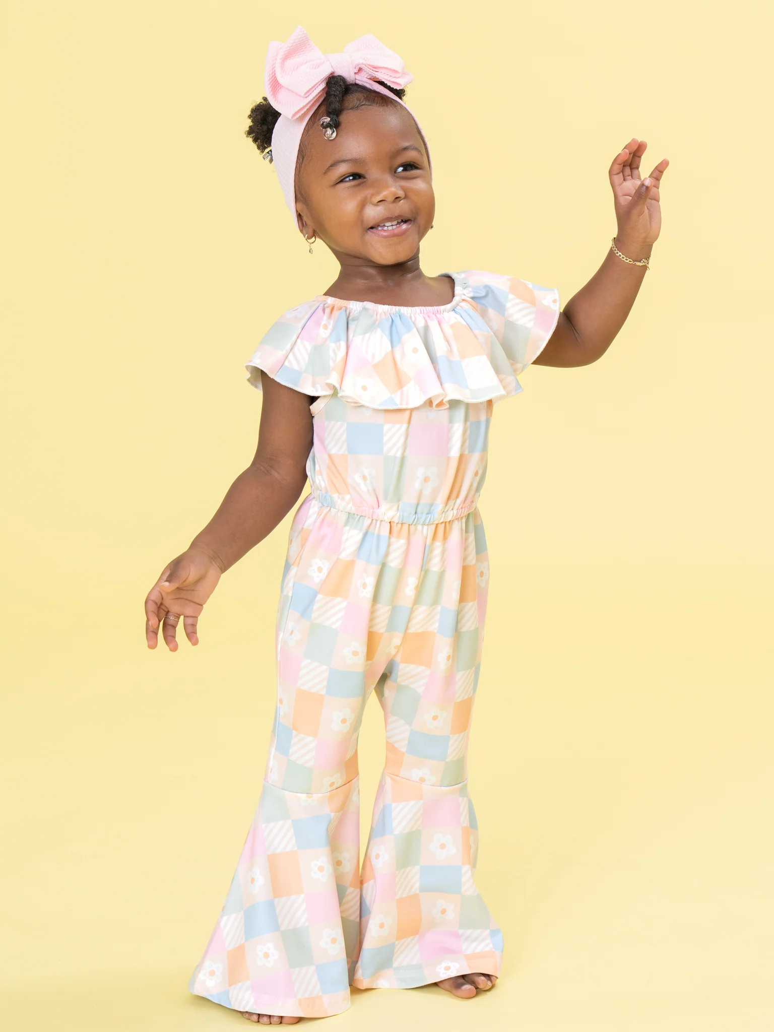 Breezy Blooms Bell Bottom Jumpsuit