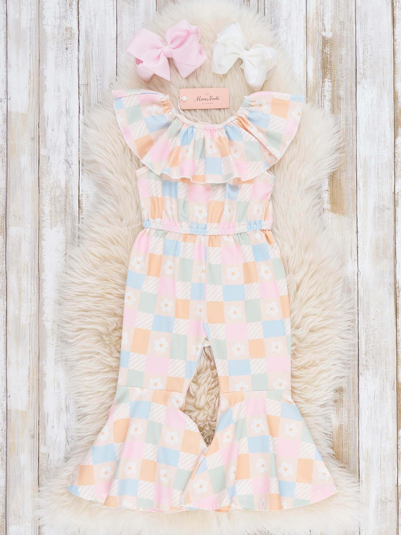 Breezy Blooms Bell Bottom Jumpsuit - Image 2