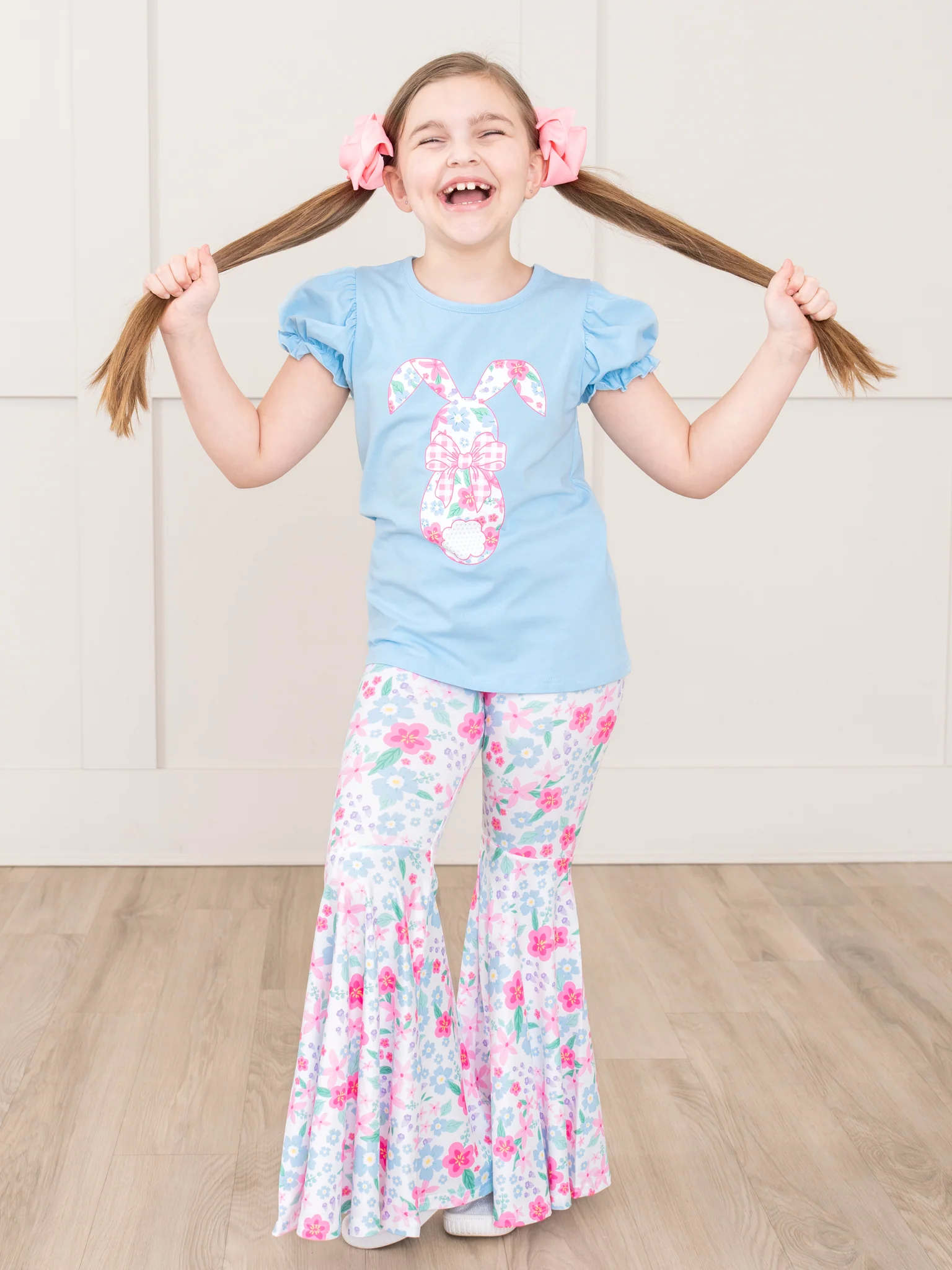 Bright Buttercups Bunny Bell Bottom Outfit - Image 4