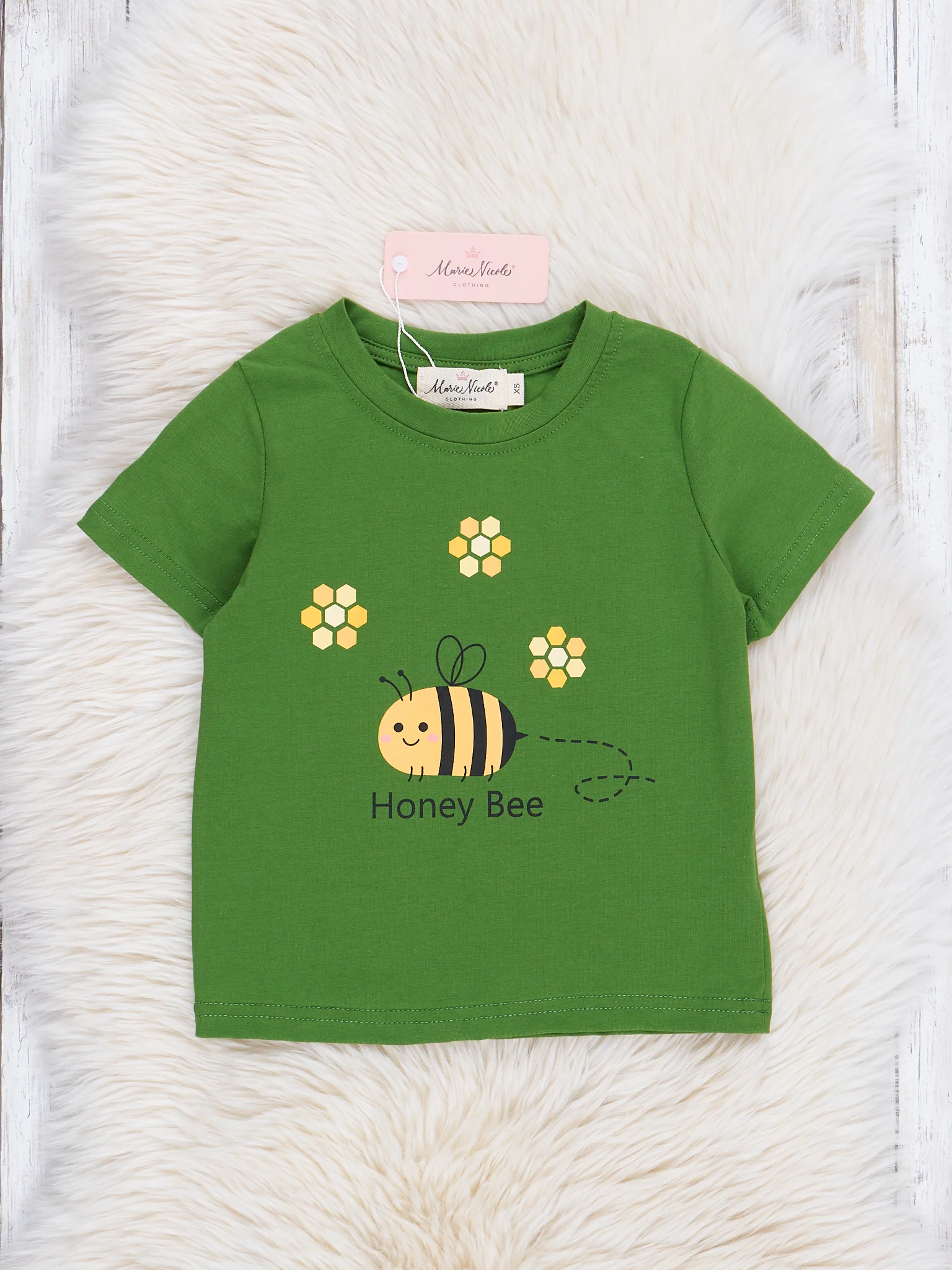 Bright Green Honey Bee Shirt