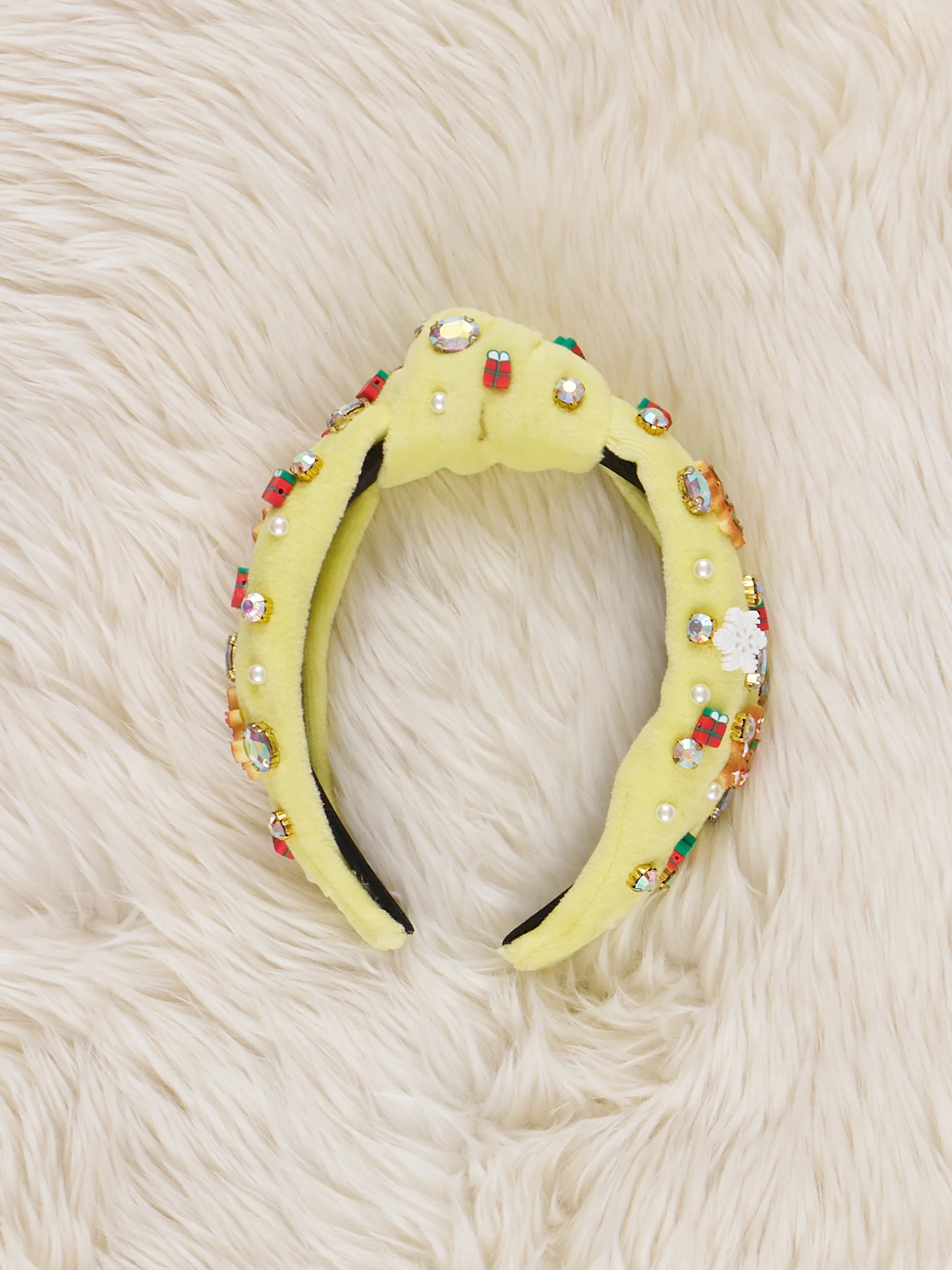 Bright Holiday Wishes Charm Headband - Image 2
