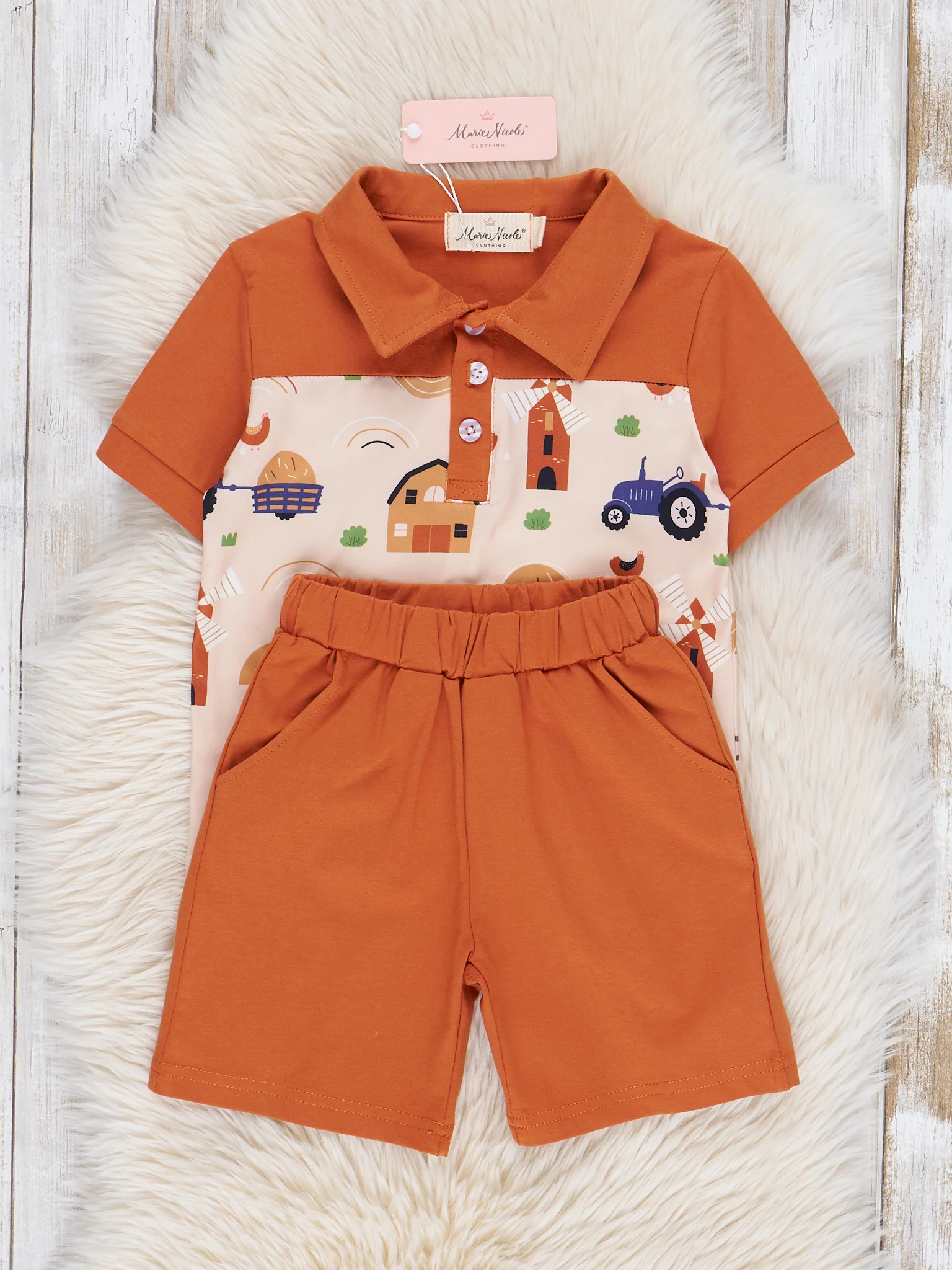 Bronze Farm Days Polo Outfit - Image 2