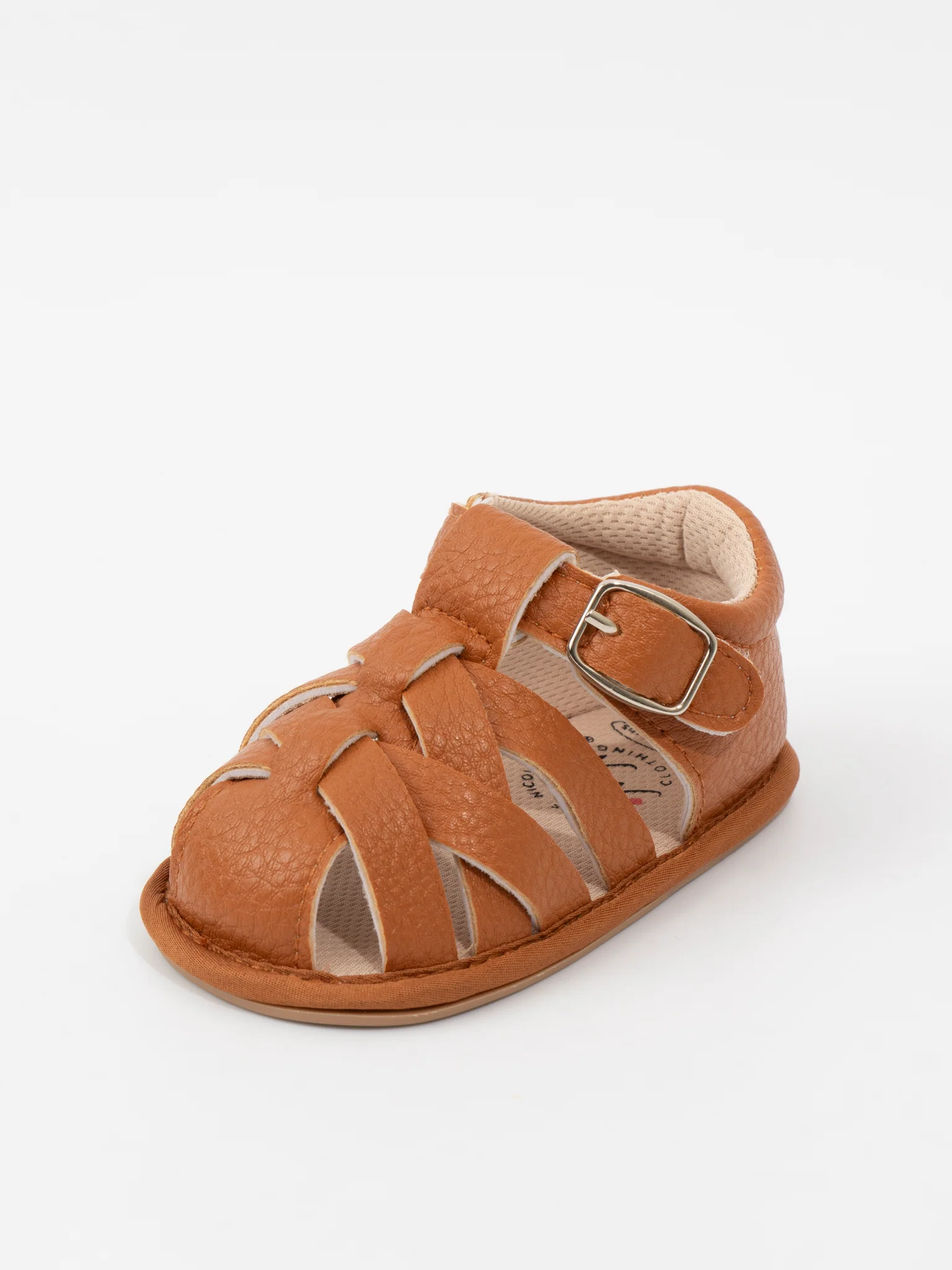 Brown Fisherman Baby Sandals - Image 3