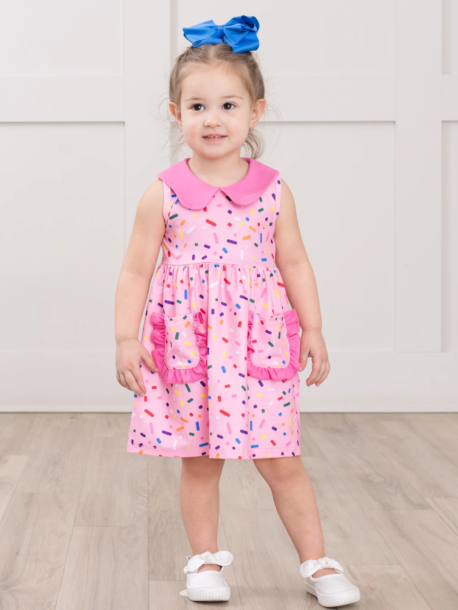 Bubblegum Sprinkles Ruffle Dress - Image 10