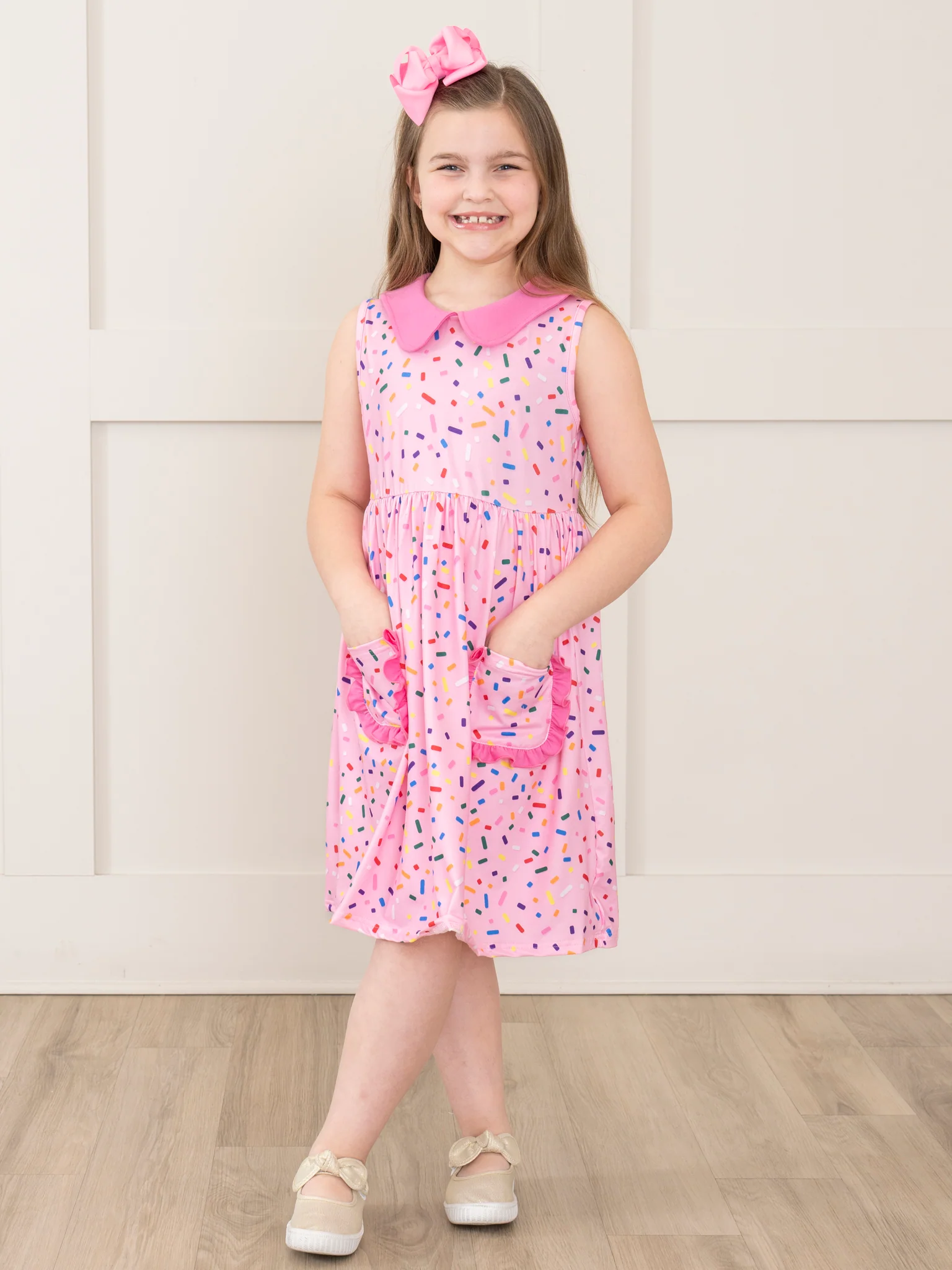 Bubblegum Sprinkles Ruffle Dress - Image 8