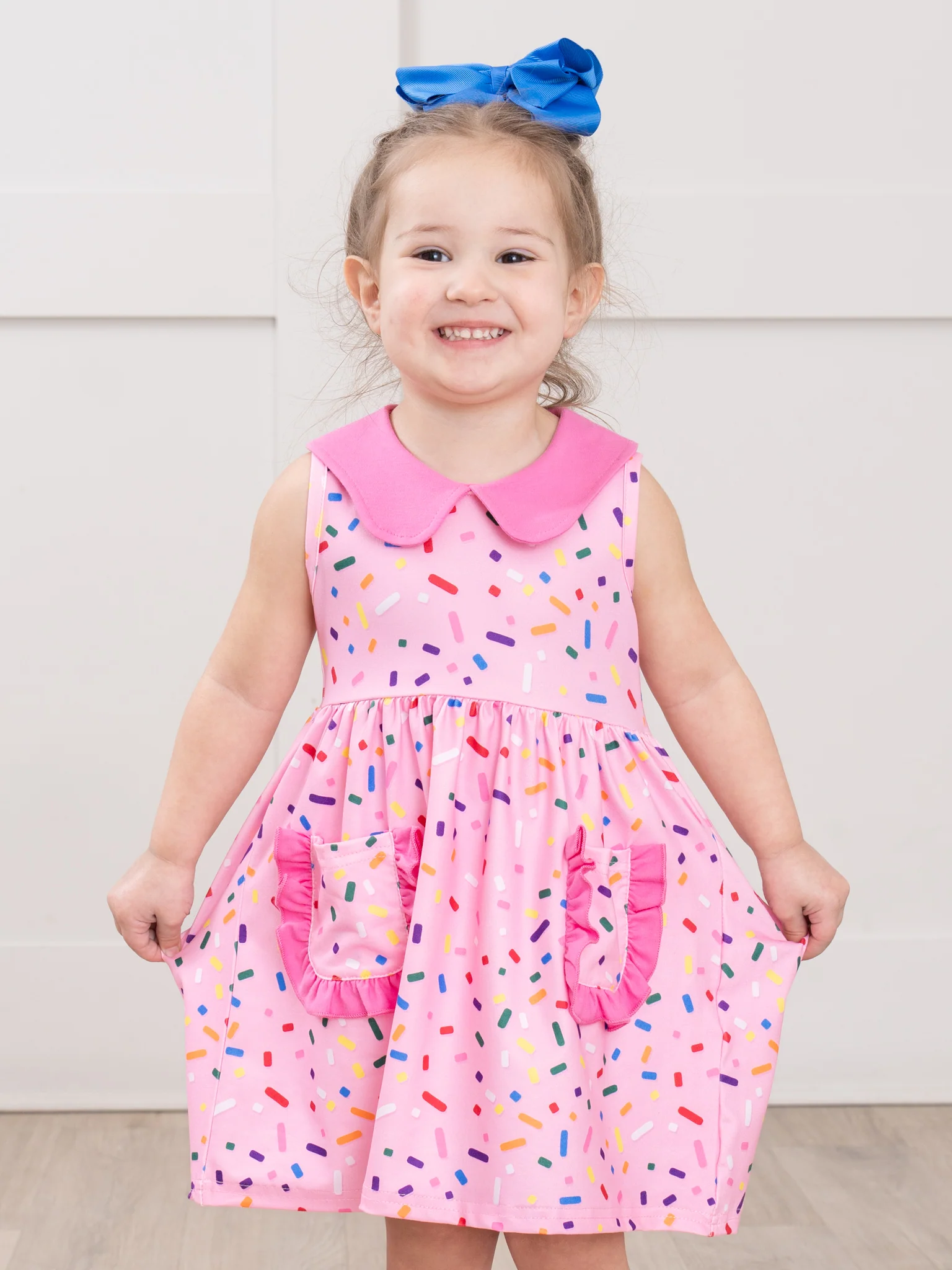 Bubblegum Sprinkles Ruffle Dress - Image 9