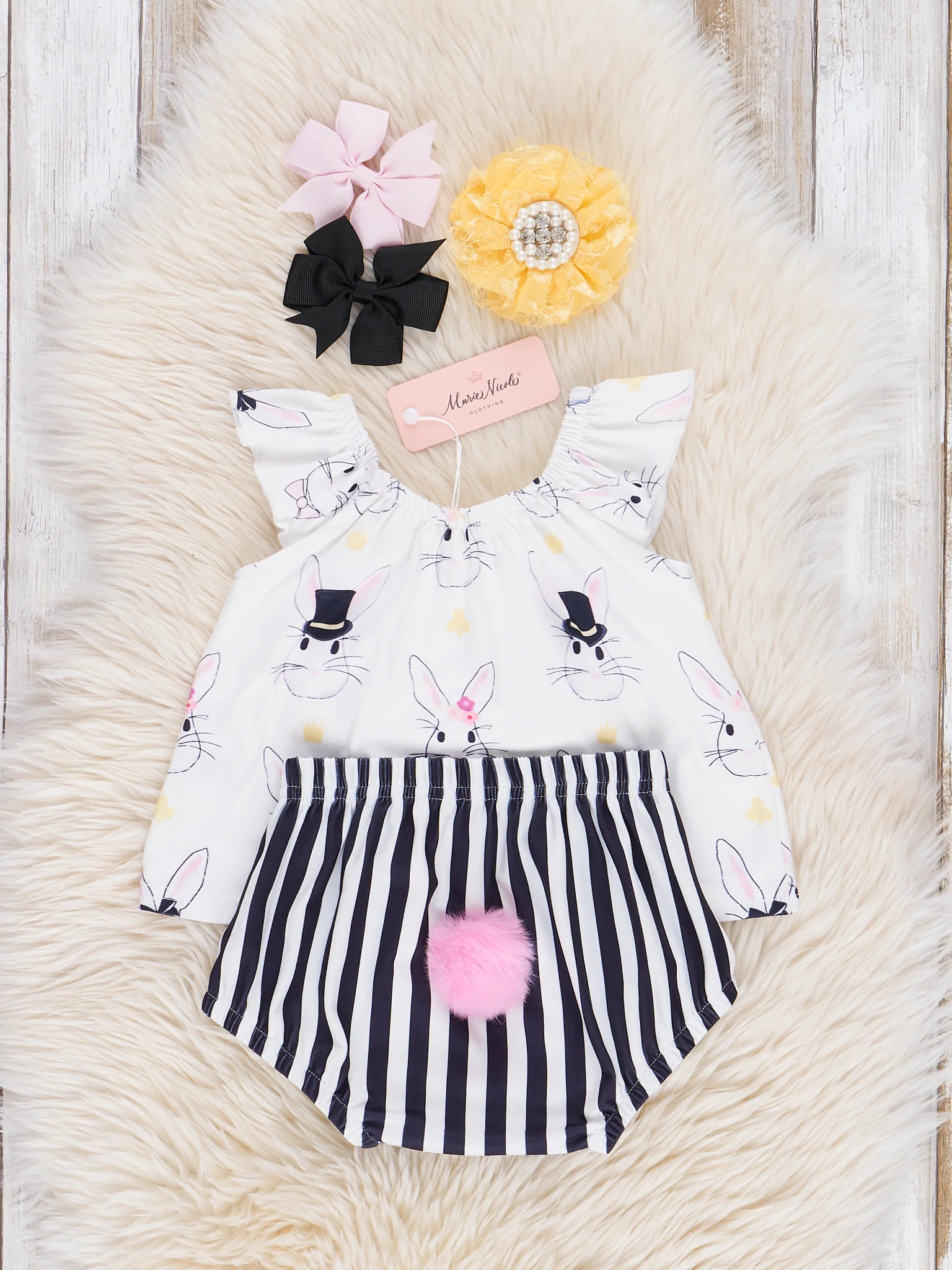 Bunny Crop & Bloomers Outfit - Image 3