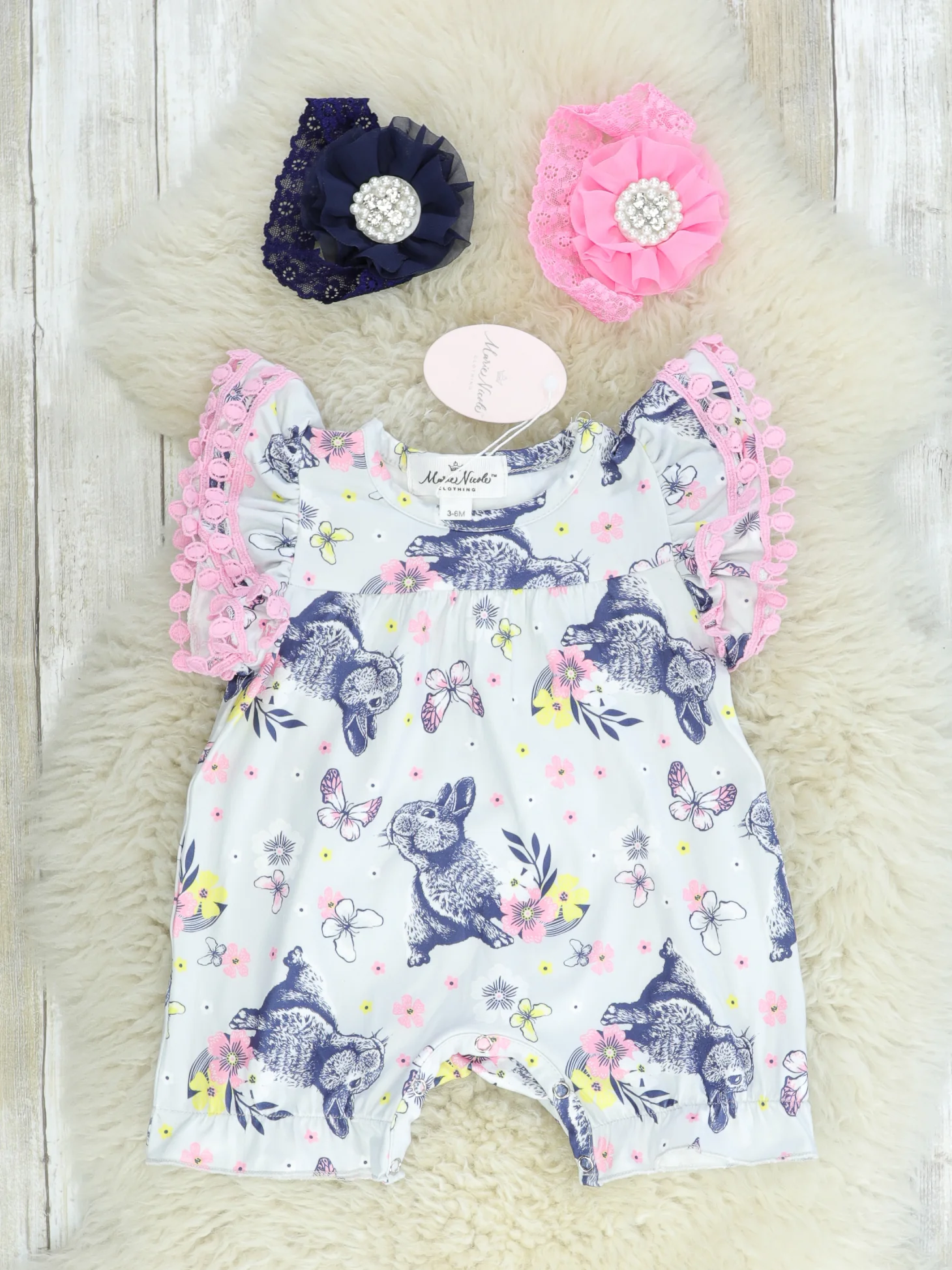 Bunny Shorts Romper