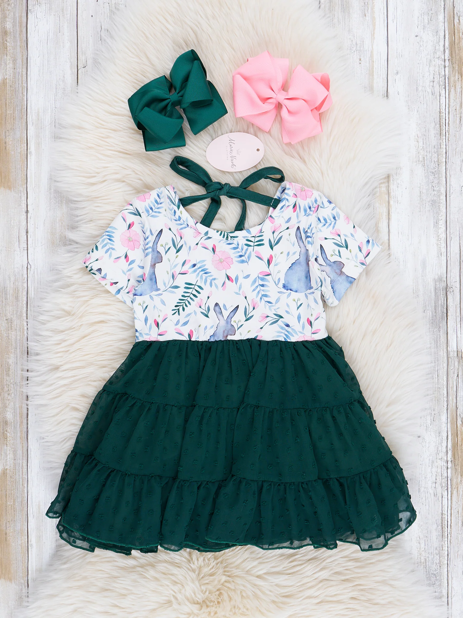 Bunny Swiss Dot Tulle Dress