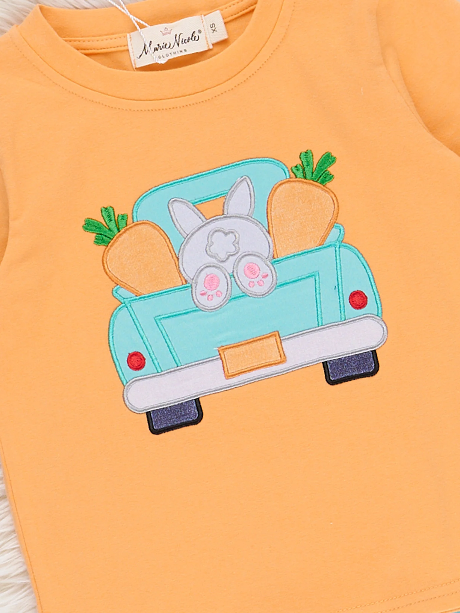 Bunny Truck Embroidered Outfit - Image 2