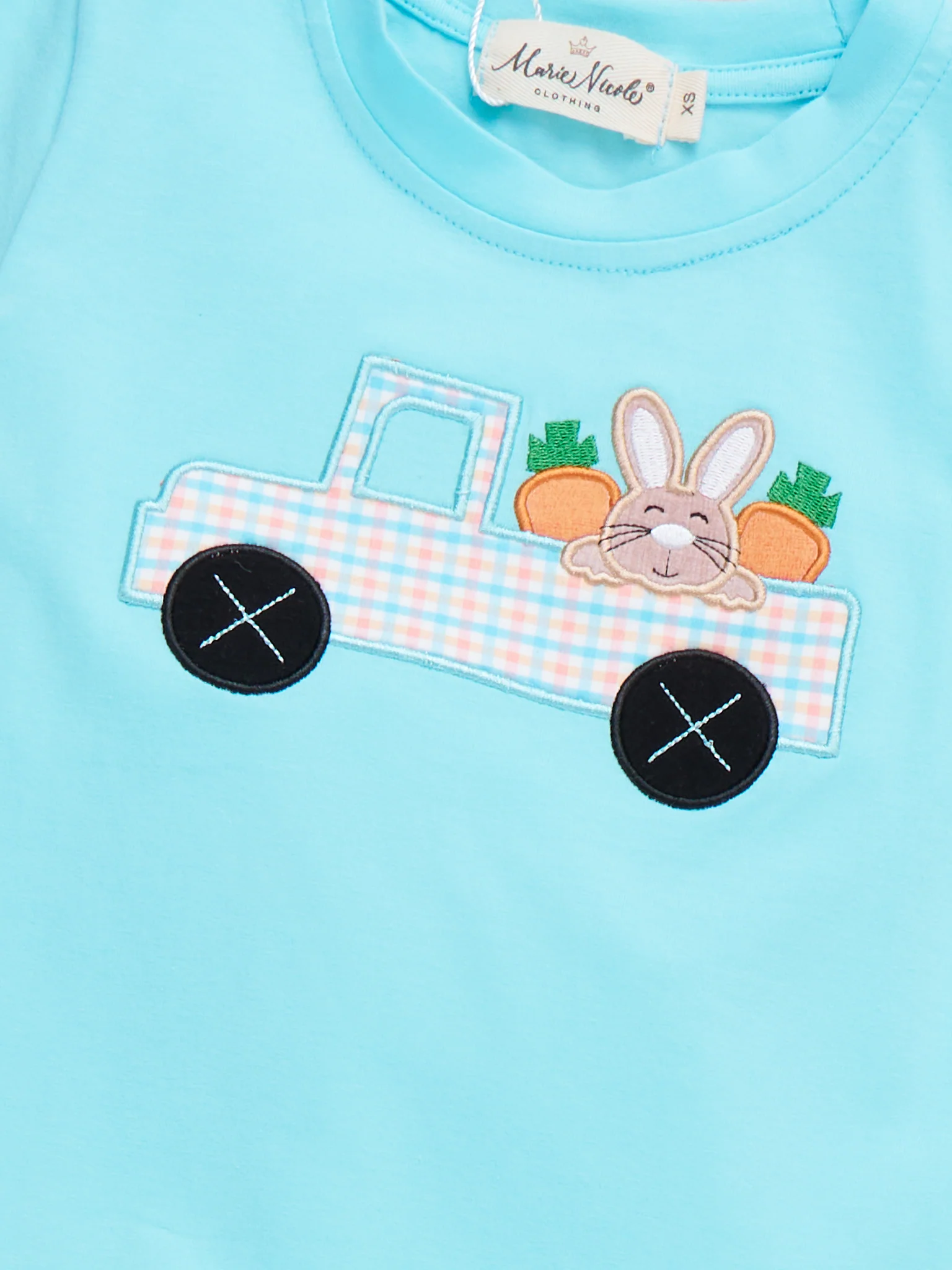 Bunny’s Carrot Delivery Embroidered Outfit - Image 3