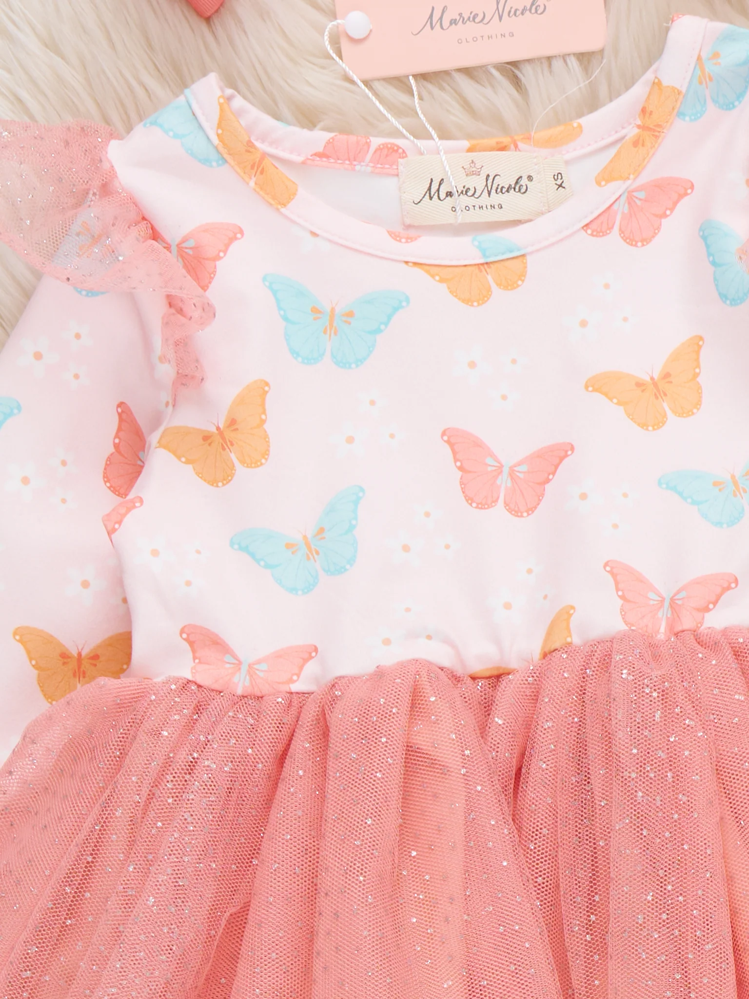 Butterfly Garden Whimsy Tulle Dress - Image 2