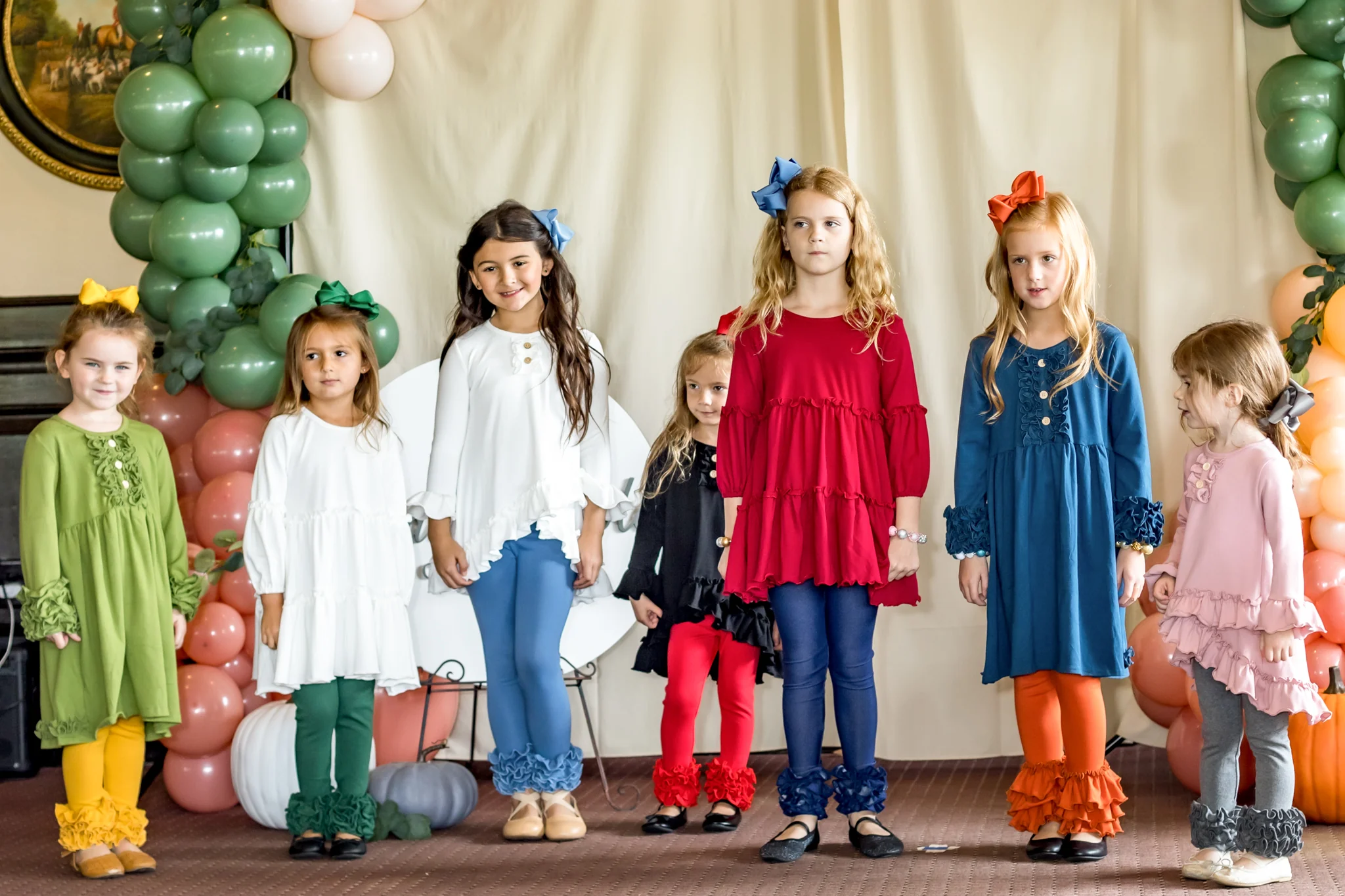 Button Icing/Ruffle Dress - Olive - Image 3