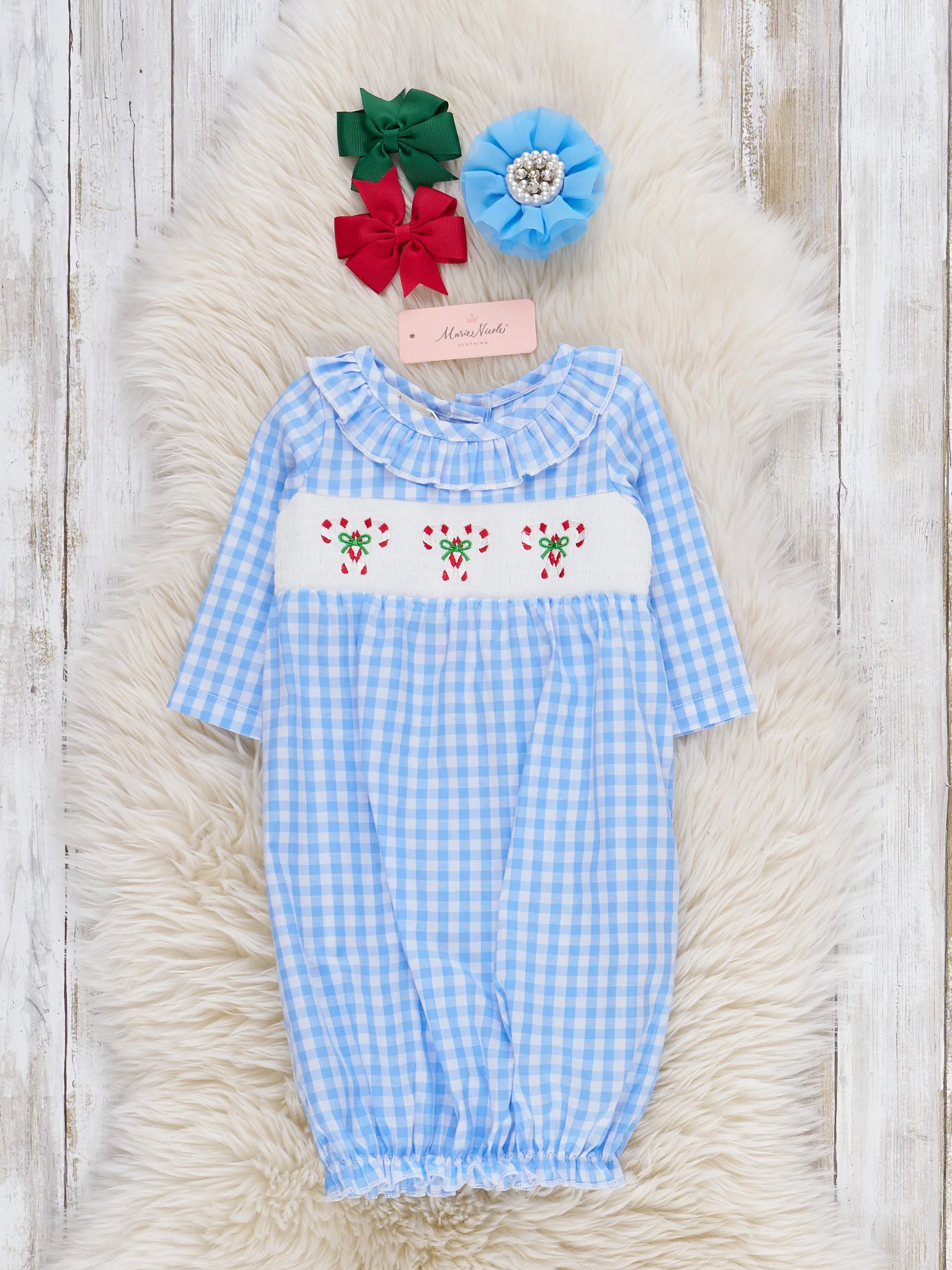 Candy Cane Bouquets Gown