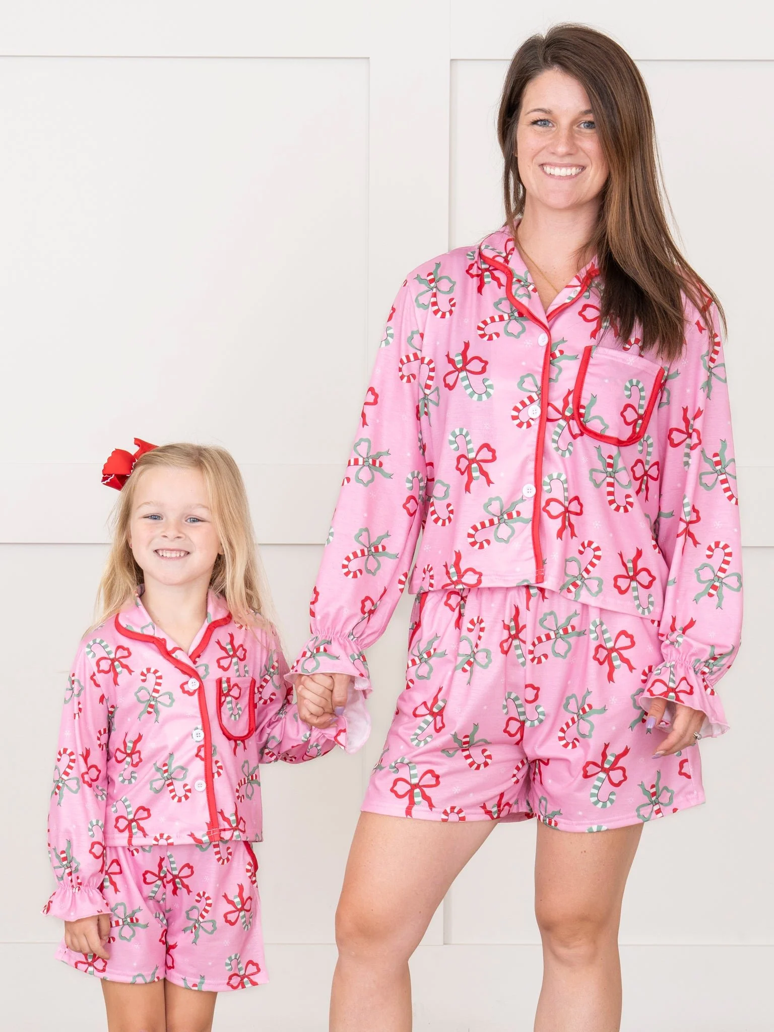 Candy Cane Cutie Cropped Pajamas - Image 5