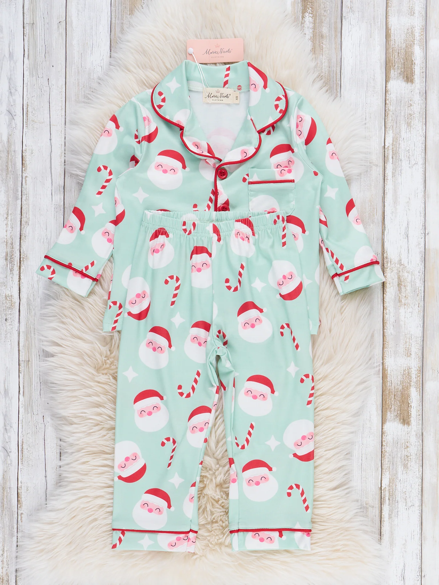 Cane & Claus Holiday Pajamas - Boy - Image 3