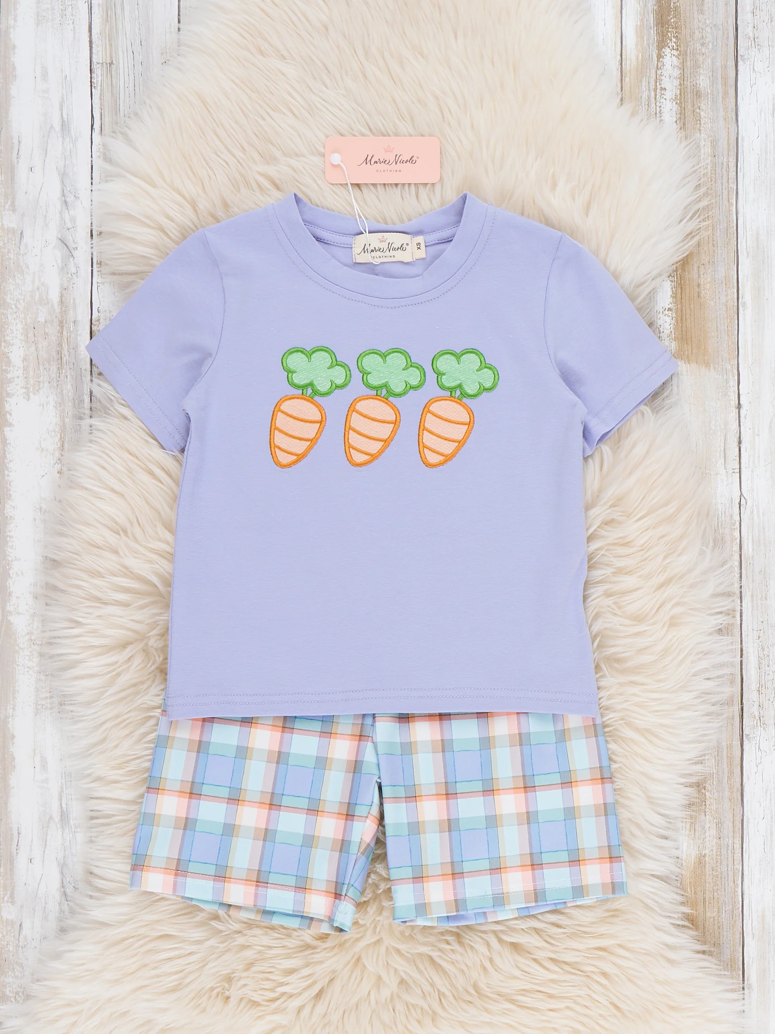 Carrots Trio Embroidered Outfit