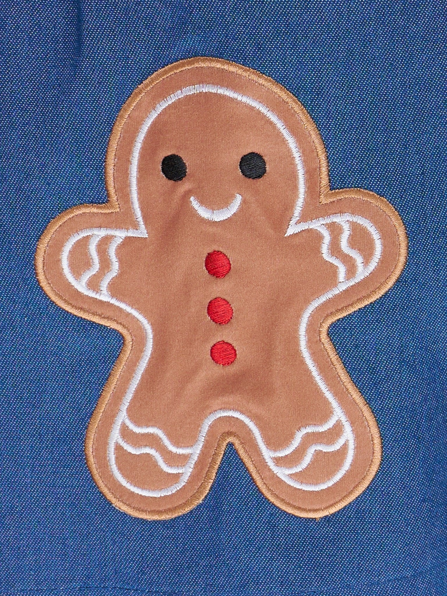Chambray Gingerbread Bell Bottom Outfit - Image 3