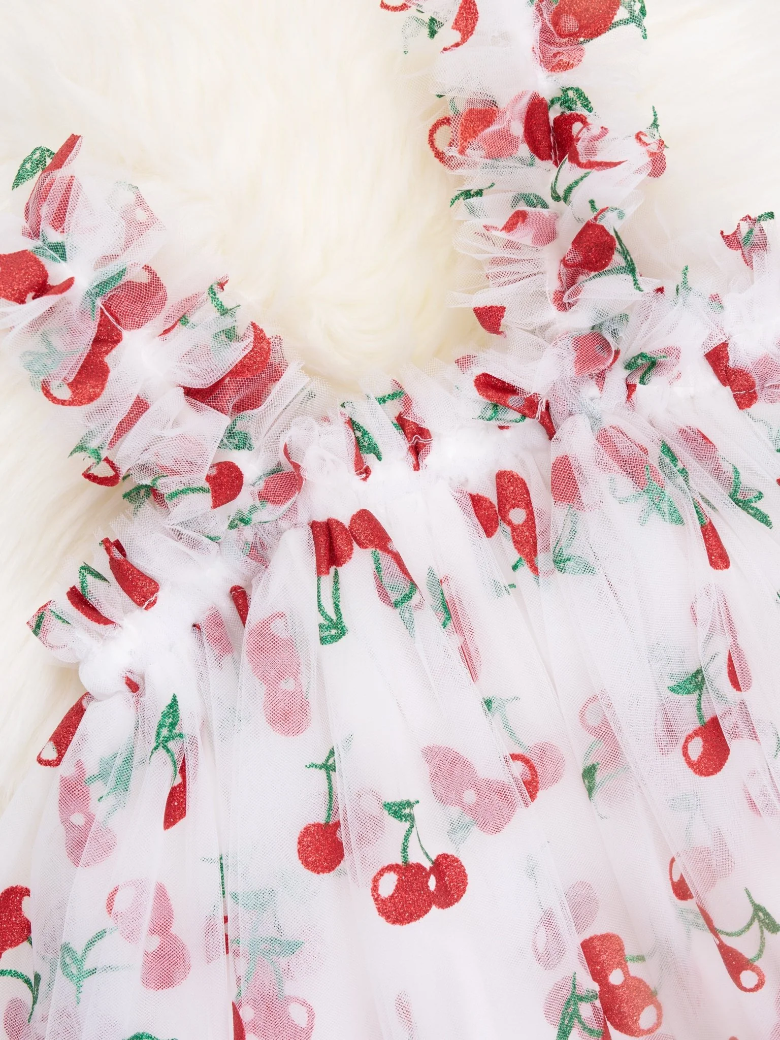 Cherry Tulle Tank Dress - Image 2