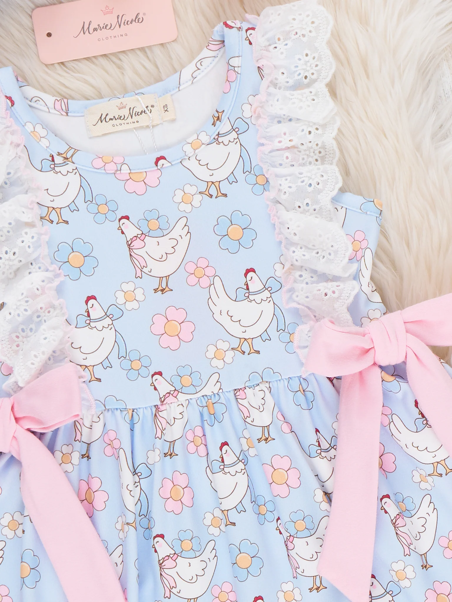 Chicken Garden Lace Dress - Image 3