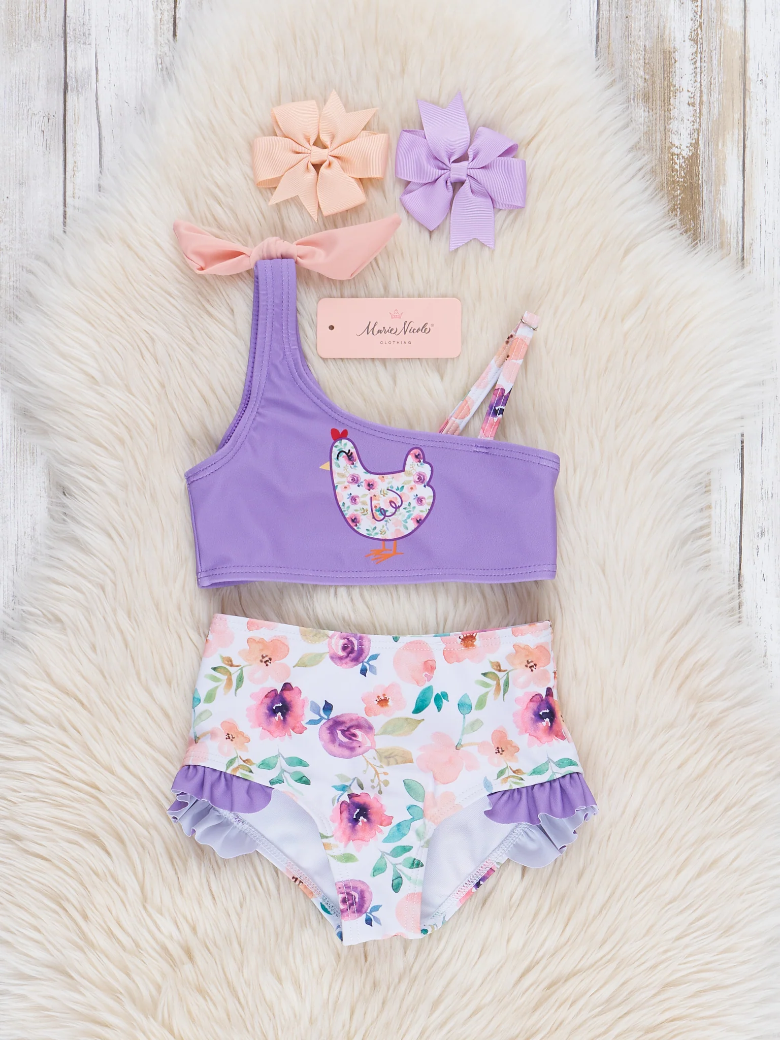 Chicken Garden Ruffle Swimsuit - Image 2