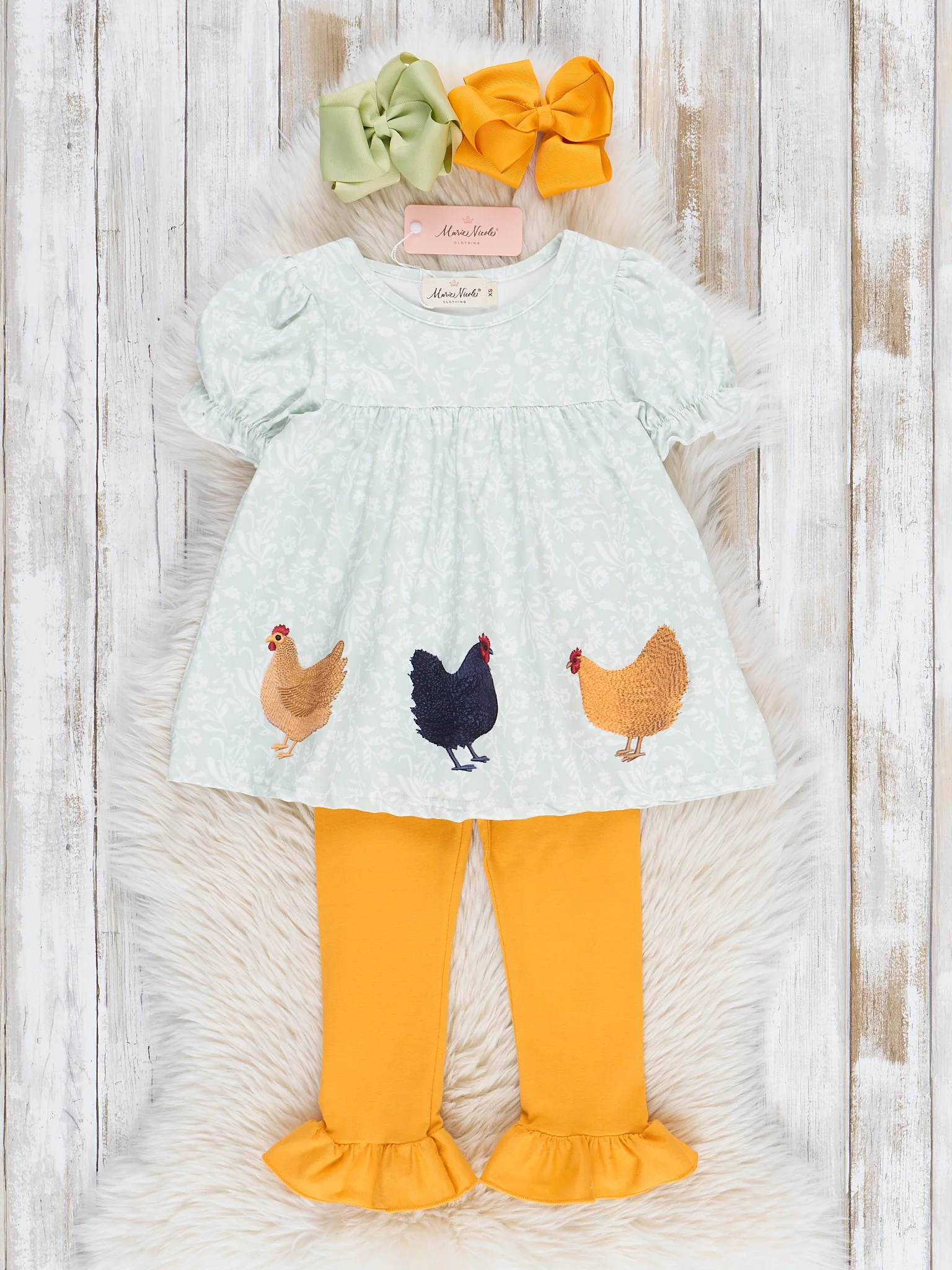 Chicken Party Ruffle Outfit - Image 2