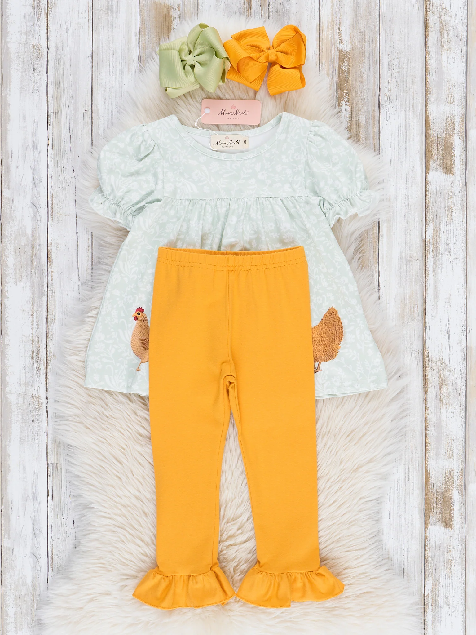 Chicken Party Ruffle Outfit - Image 4