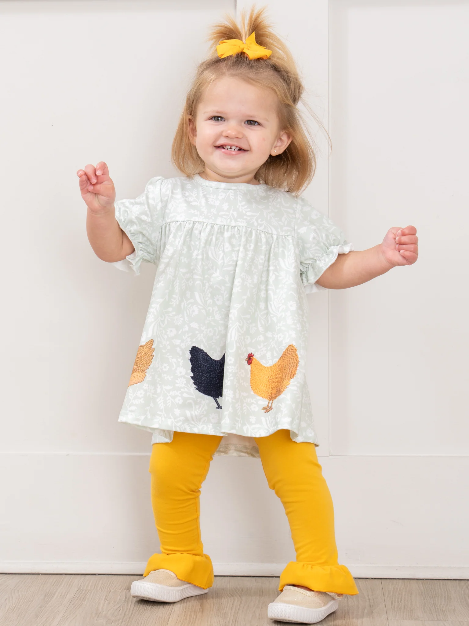 Chicken Party Ruffle Outfit - Image 5