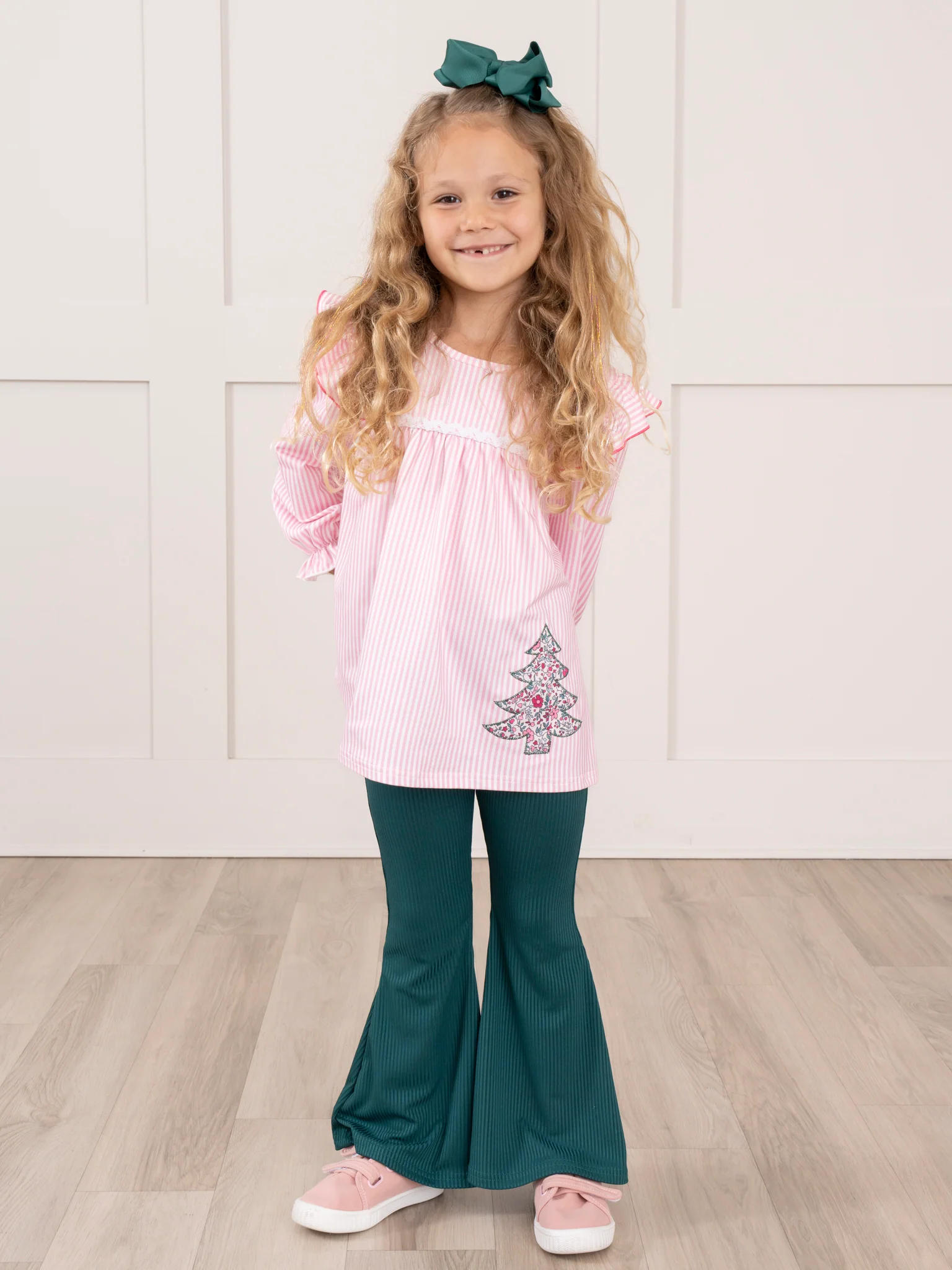 Christmas Forest Journey Bell Bottoms Outfit