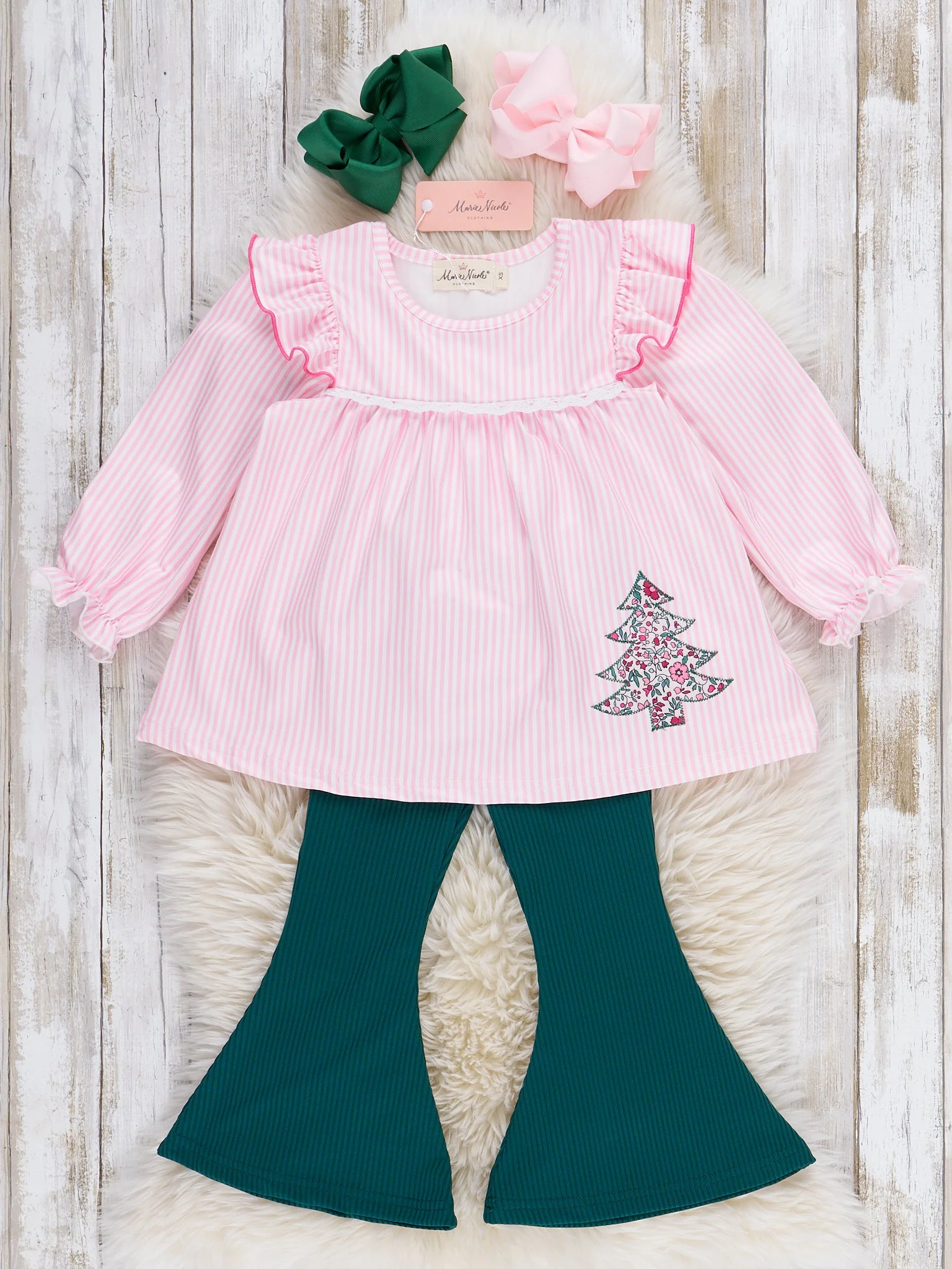 Christmas Forest Journey Bell Bottoms Outfit - Image 2