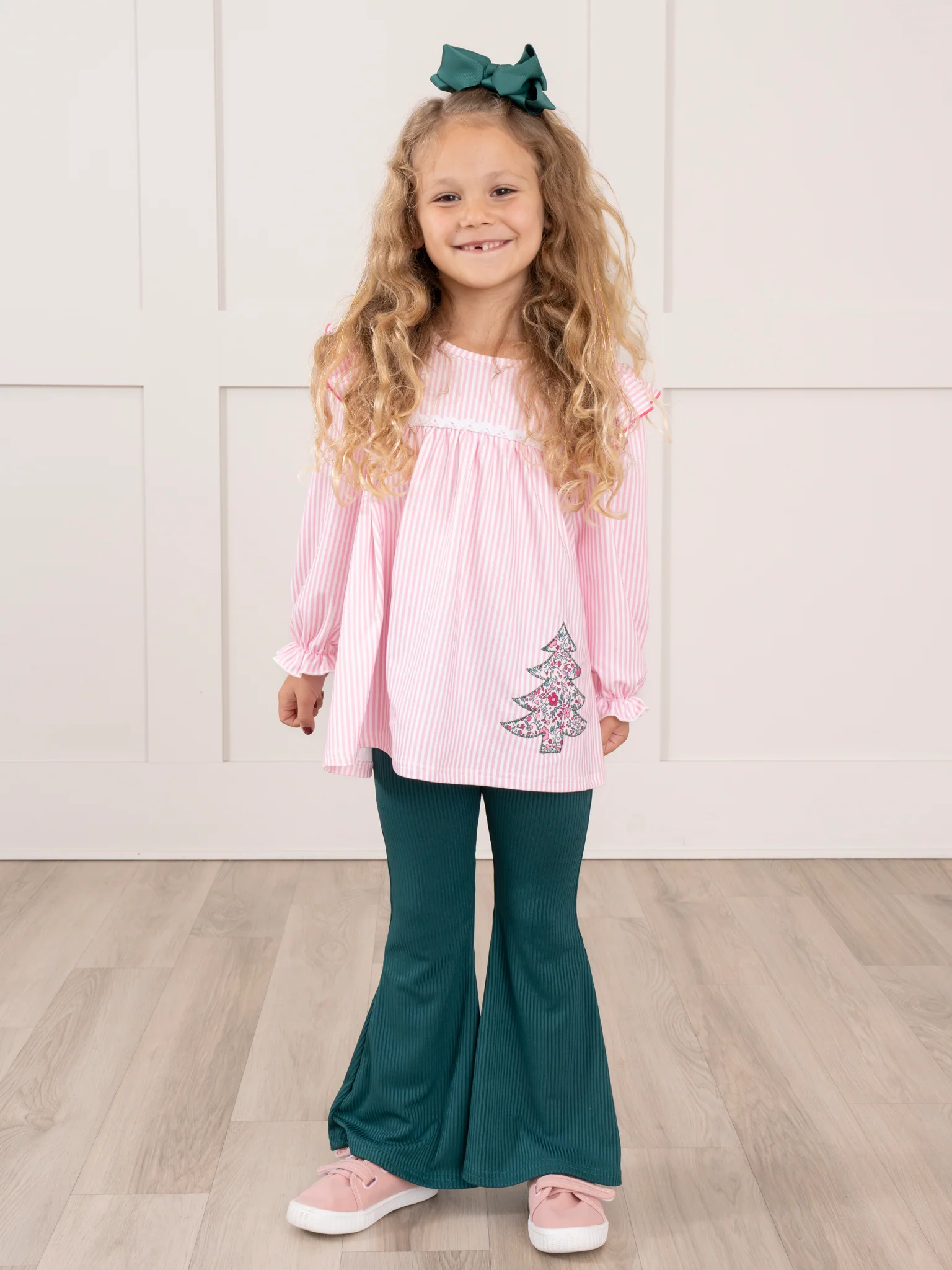 Christmas Forest Journey Bell Bottoms Outfit - Image 3