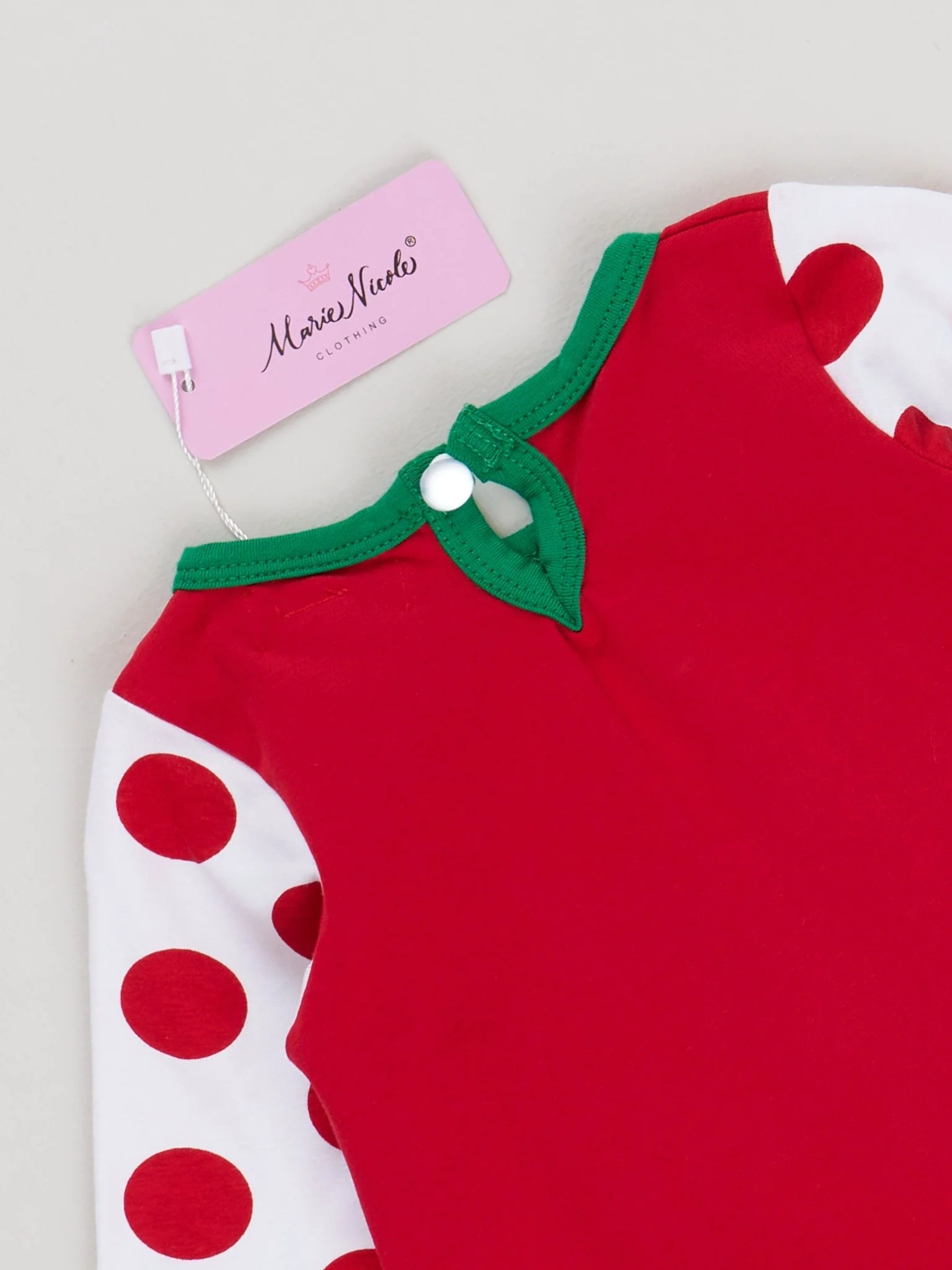 Christmas Reindeer Romper Pajamas - Girls - Image 3