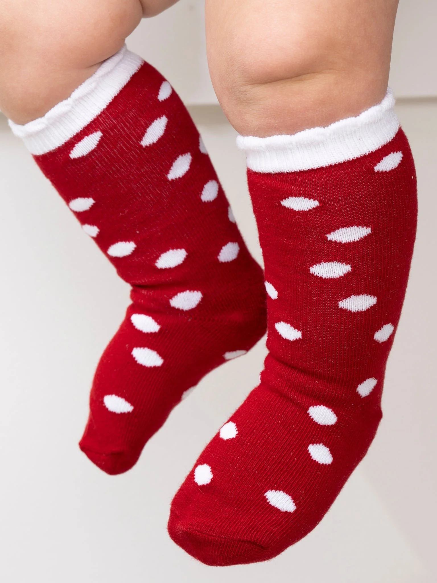 Christmas Scallop Hem Knee Socks - 3 Pack - Image 5