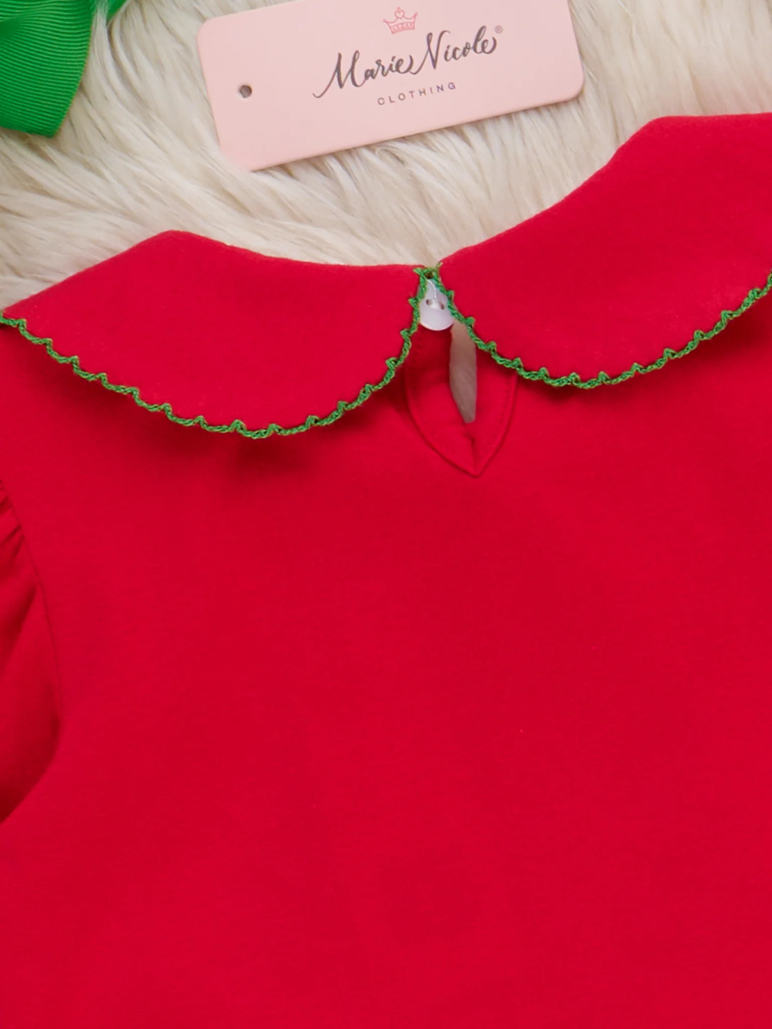 Christmas Tree Dreams Embroidered Bell Bottom Outfit - Image 5