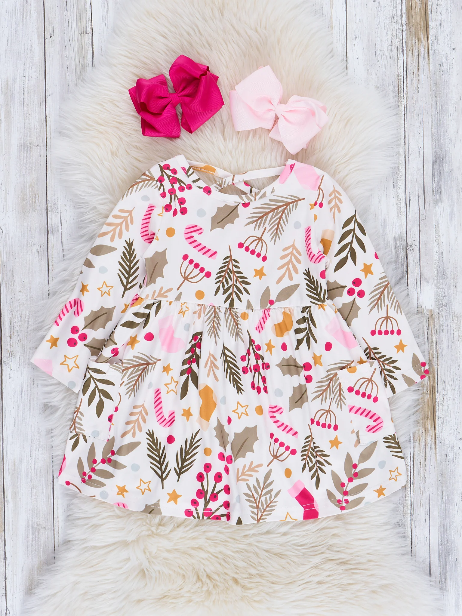 Christmas Wishes Swing Dress - Image 2